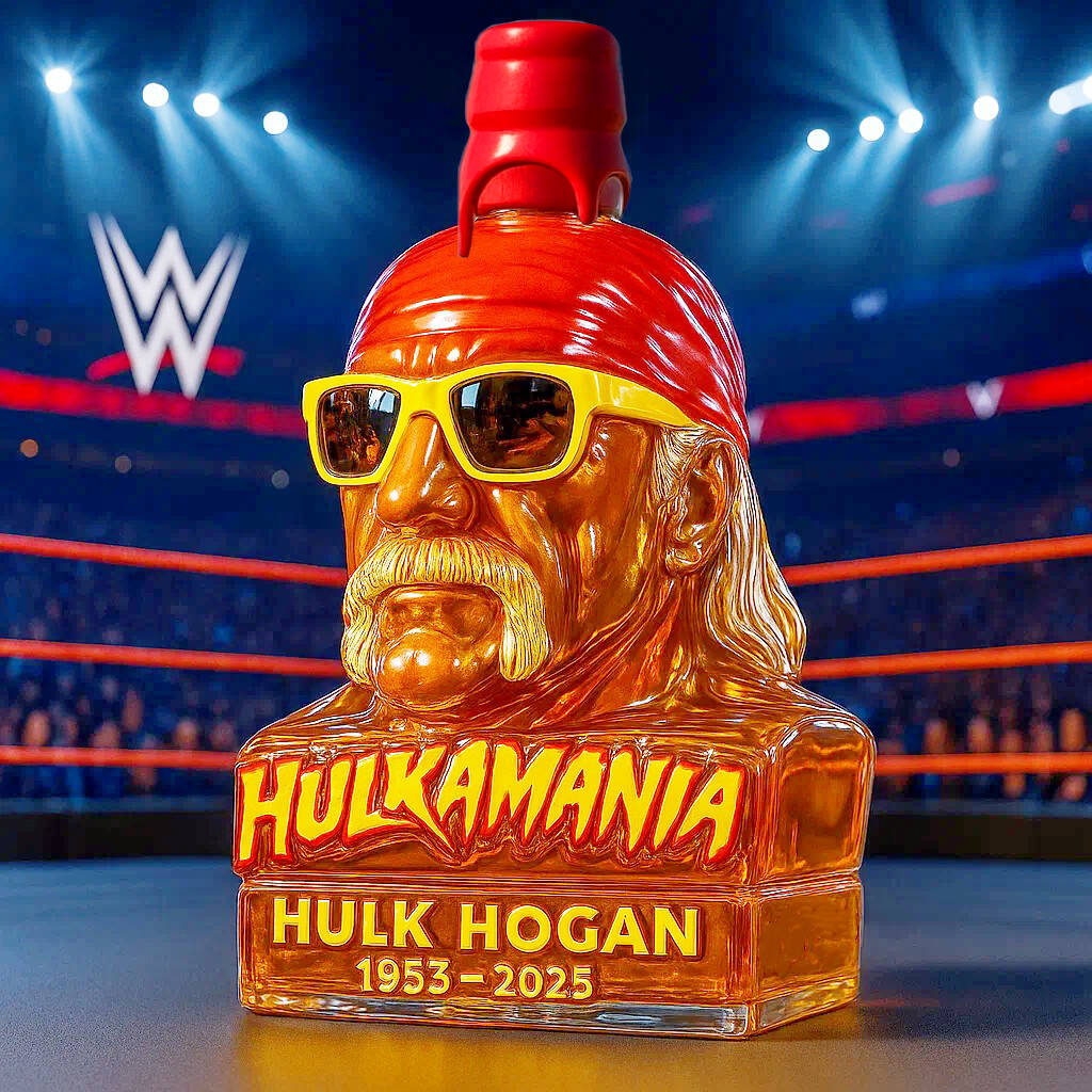 Hulk Hogan Memorial Limited edition Whiskey Bottle