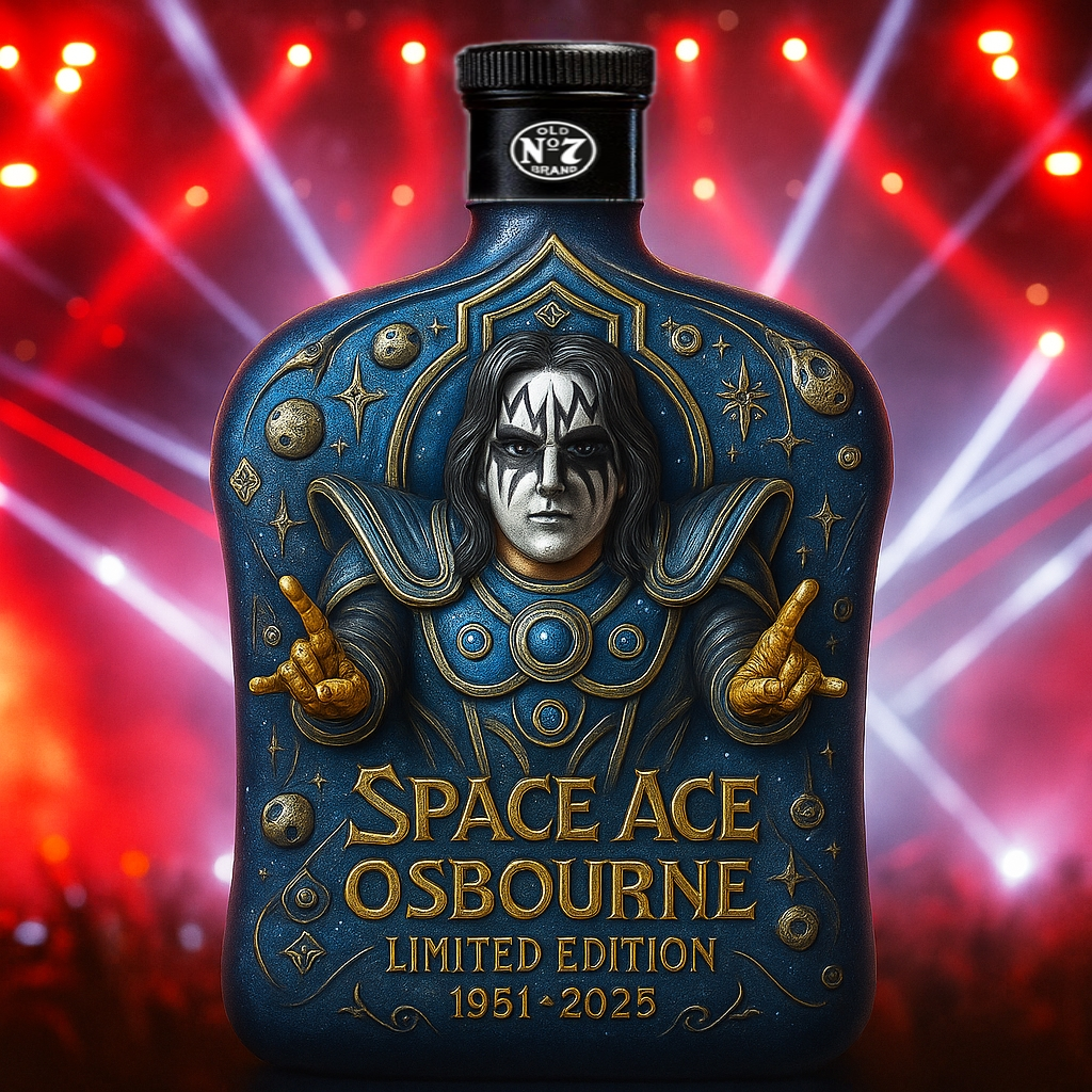 SPACE MAN & Whisky Bottle
