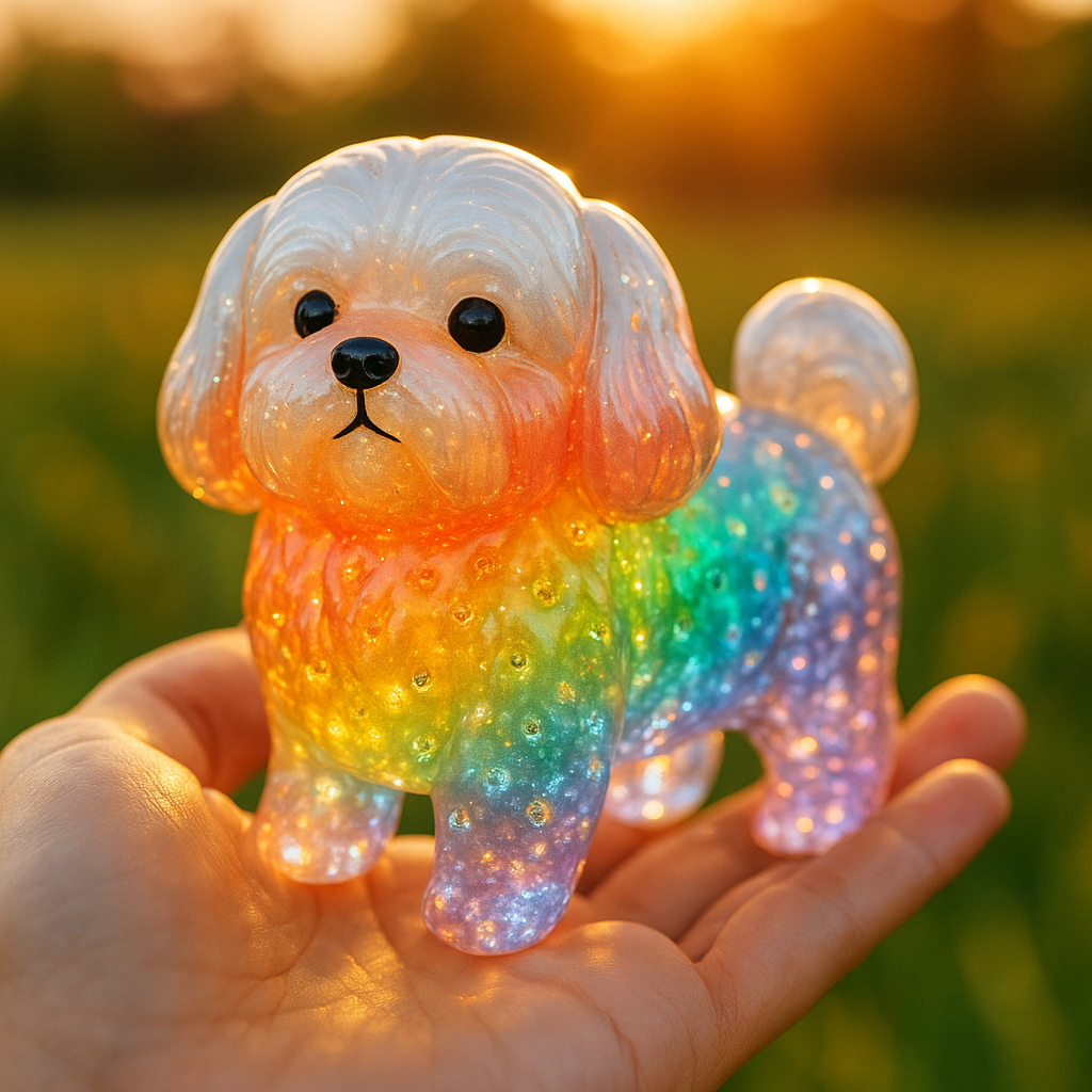 Rainbow PawPal Crystal Munchkin Decorations