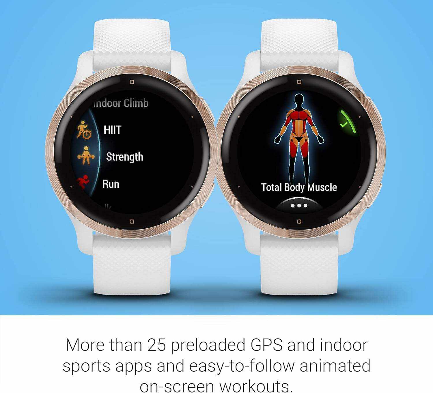 Garmin Venu 2, GPS Smartwatch with Advanced Health Monitoring and Fitness Features, Slate Bezel with Black Case and Silicone Band , 27.9 mm