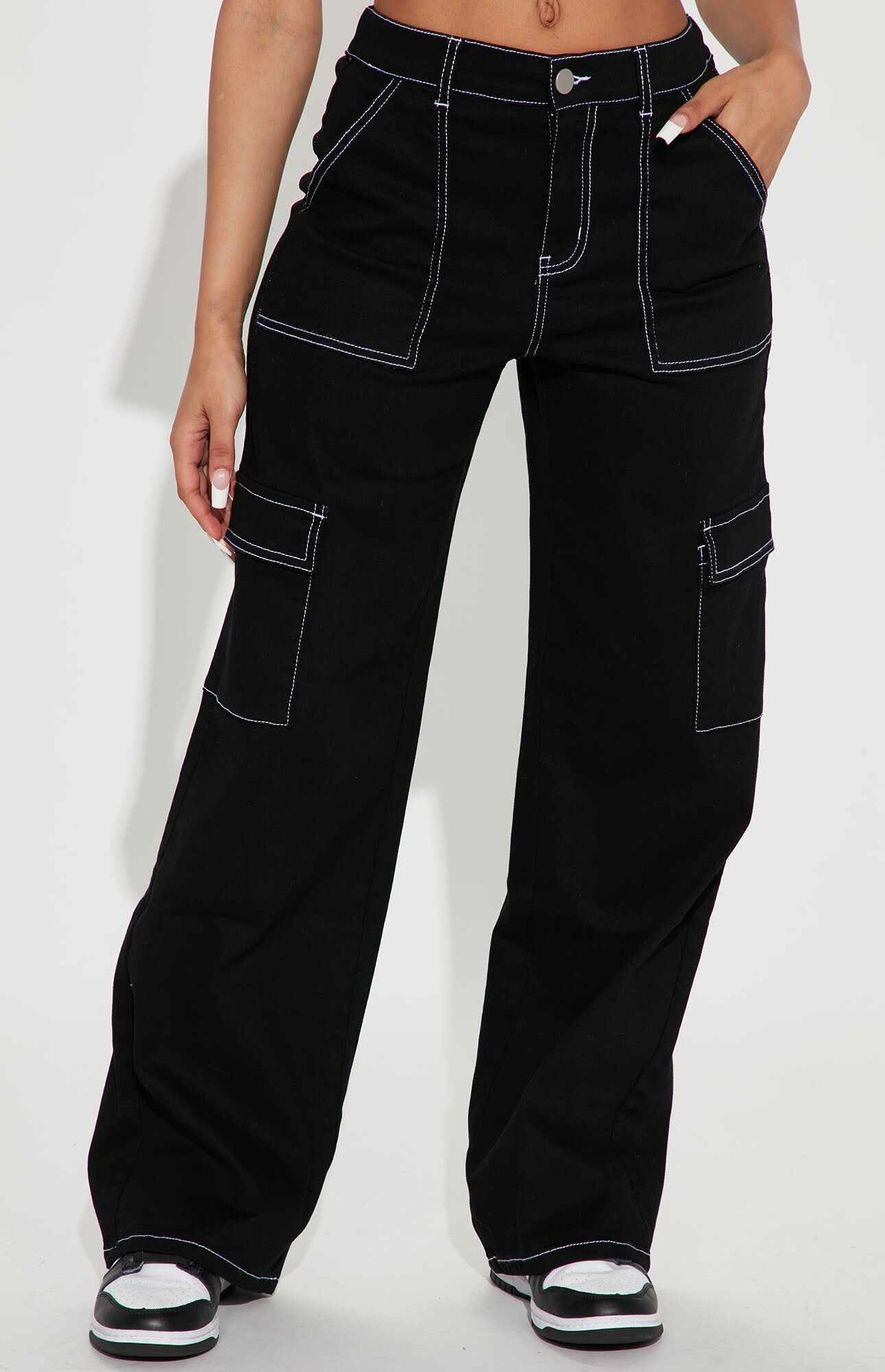 Good Intentions Cargo Jeans - Black