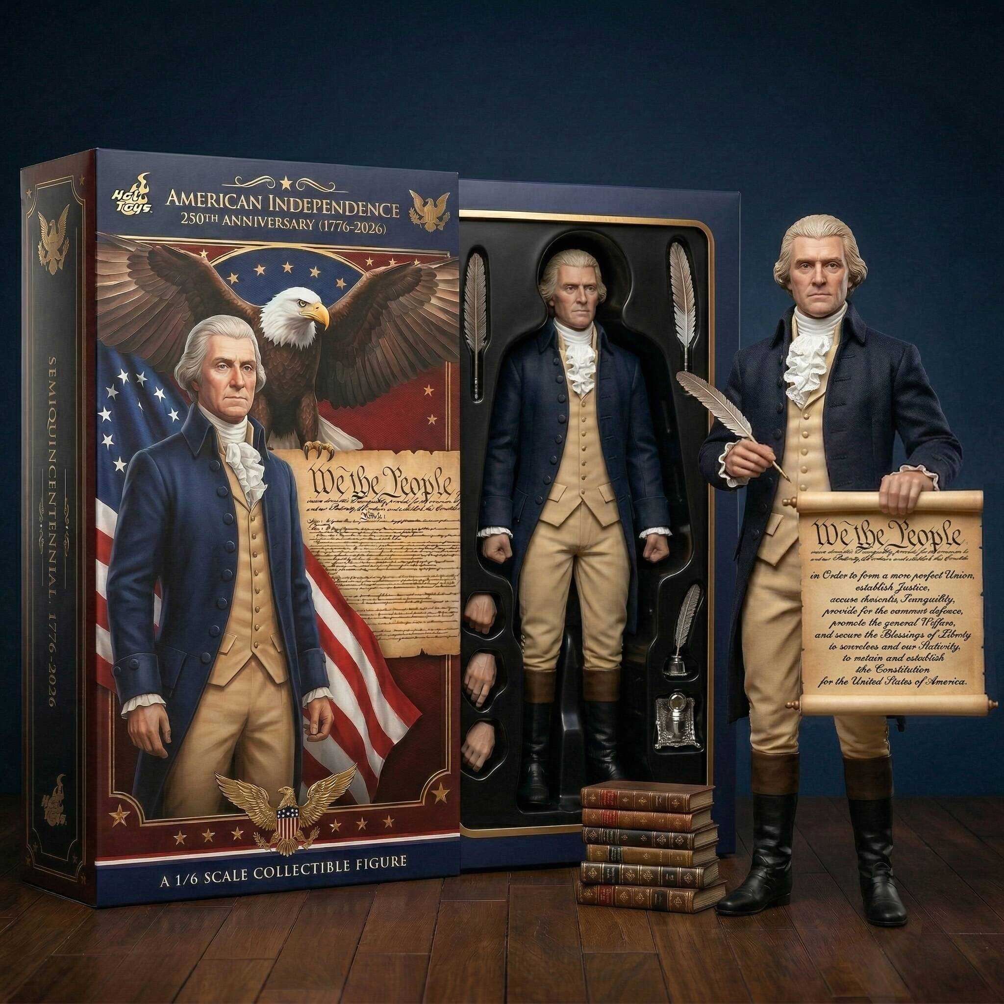 🗽American Independence 250th Anniversary Hot Toys Scale Collectible Figure