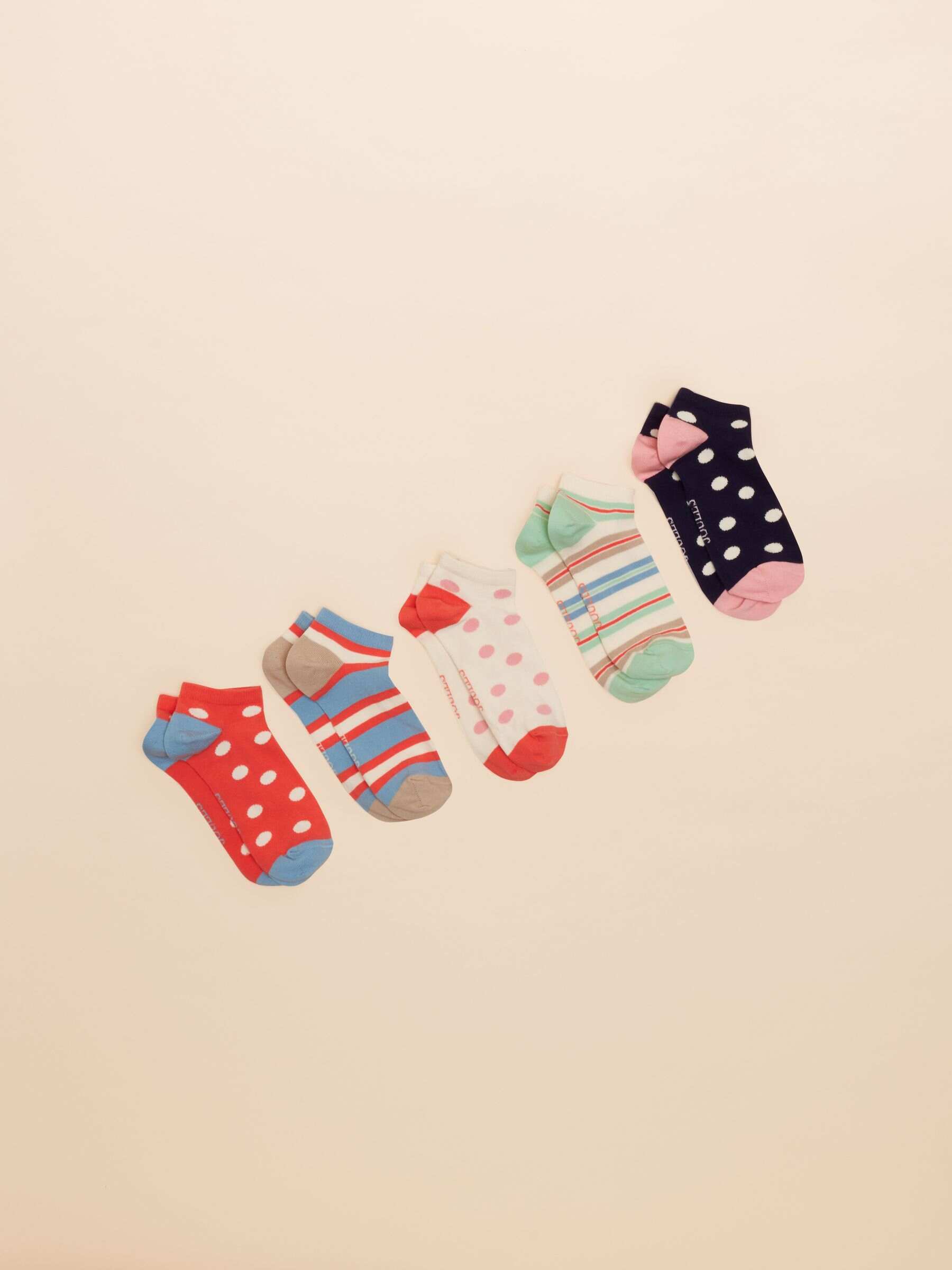 Rilla Multi 5 Pack Trainer Socks