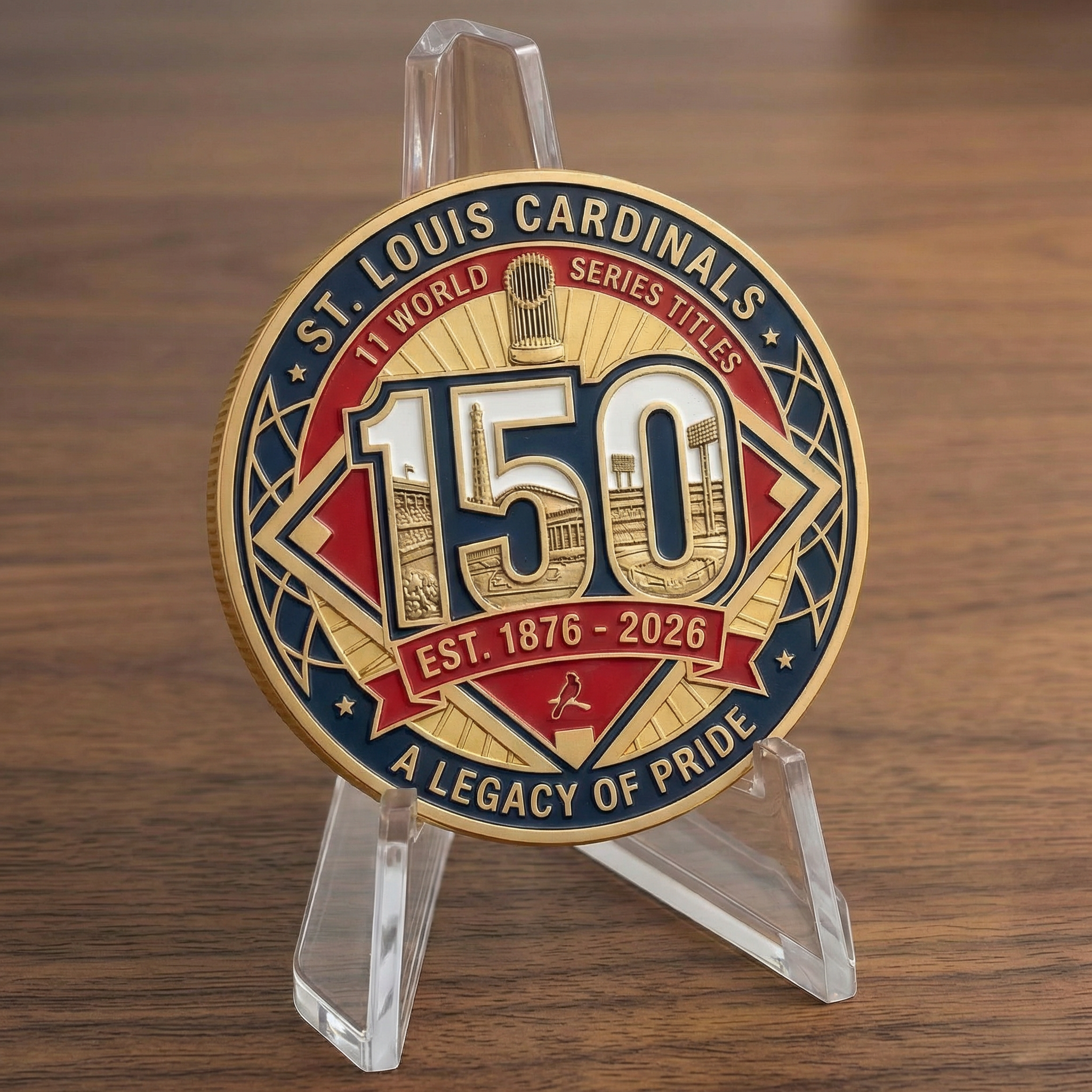 St. Louis Cardinals 150th Anniversary Coin