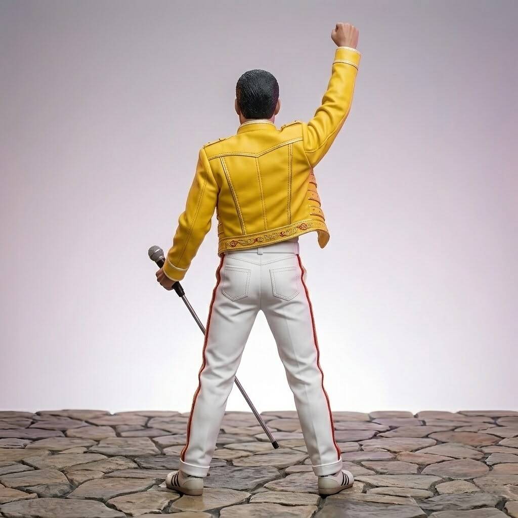 FREDDIE MERCUR 80TH ANNIVERSARY Hot Toys 1:18 Figure