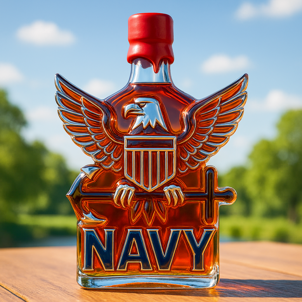 U.S. Navy Whiskey Bottle