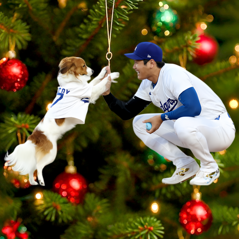 Shohei’s Pup Victory High-Five Ornament