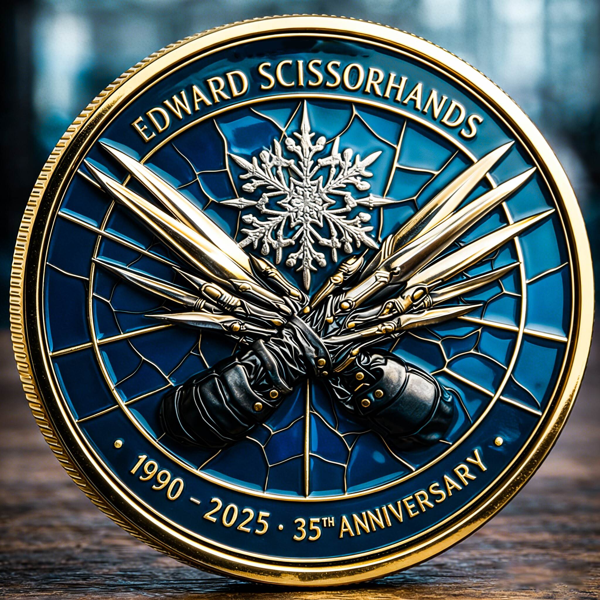 ✂️ Edward Scissorhands 35th Anniversary Commemorative Coin