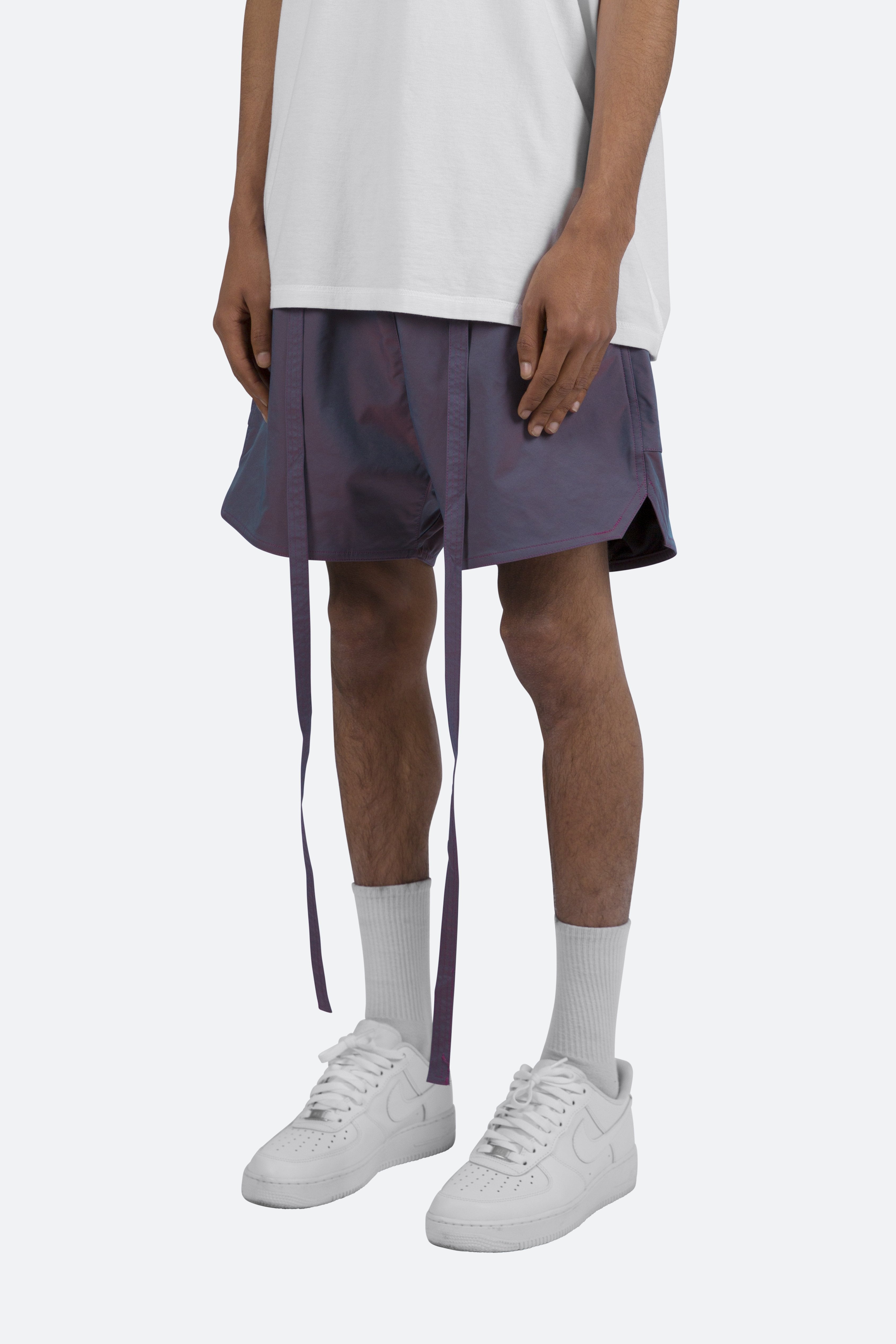 Nylon Carpenter Shorts - Purple