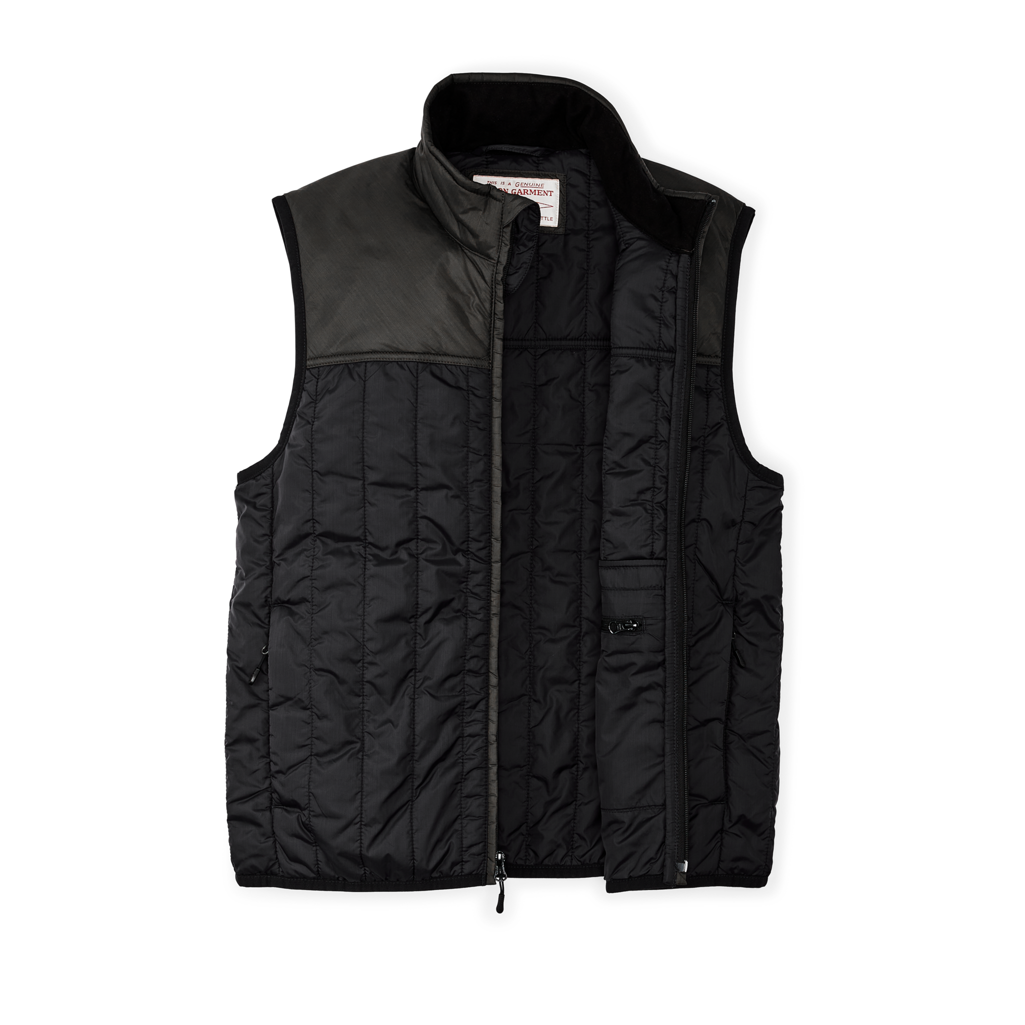 Ultralight Vest - Black / Olive Gray