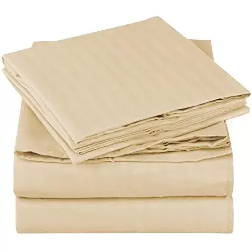 Brushed Microfiber Hypoallergenic 4 pcs Bedsheet Set