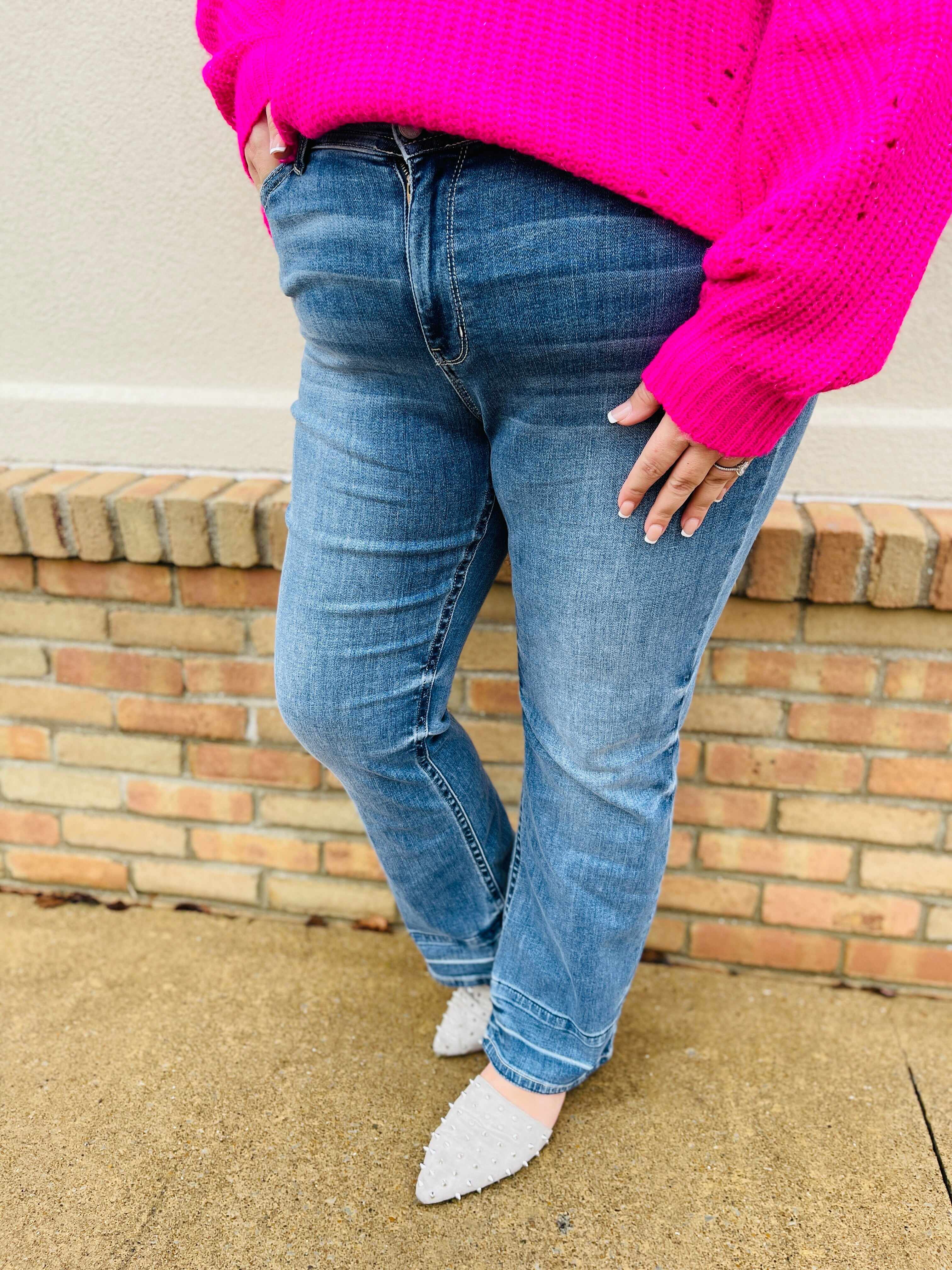 PLUS/REG Bet Your Boots Bootcut Jeans