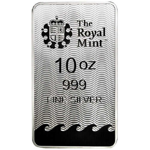 10 oz Britannia Silver Bar | The Royal Mint