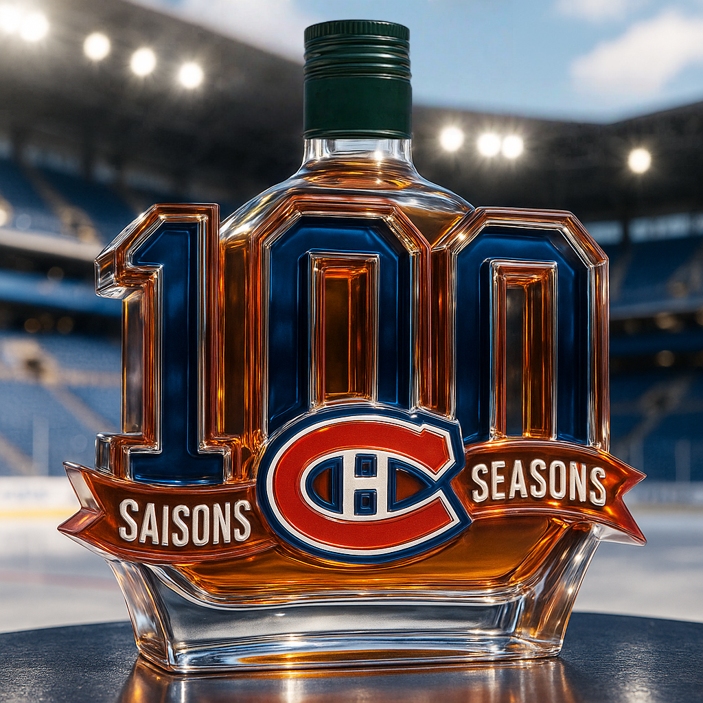 Montreal Canadiens Commemorative Whiskey Bottle