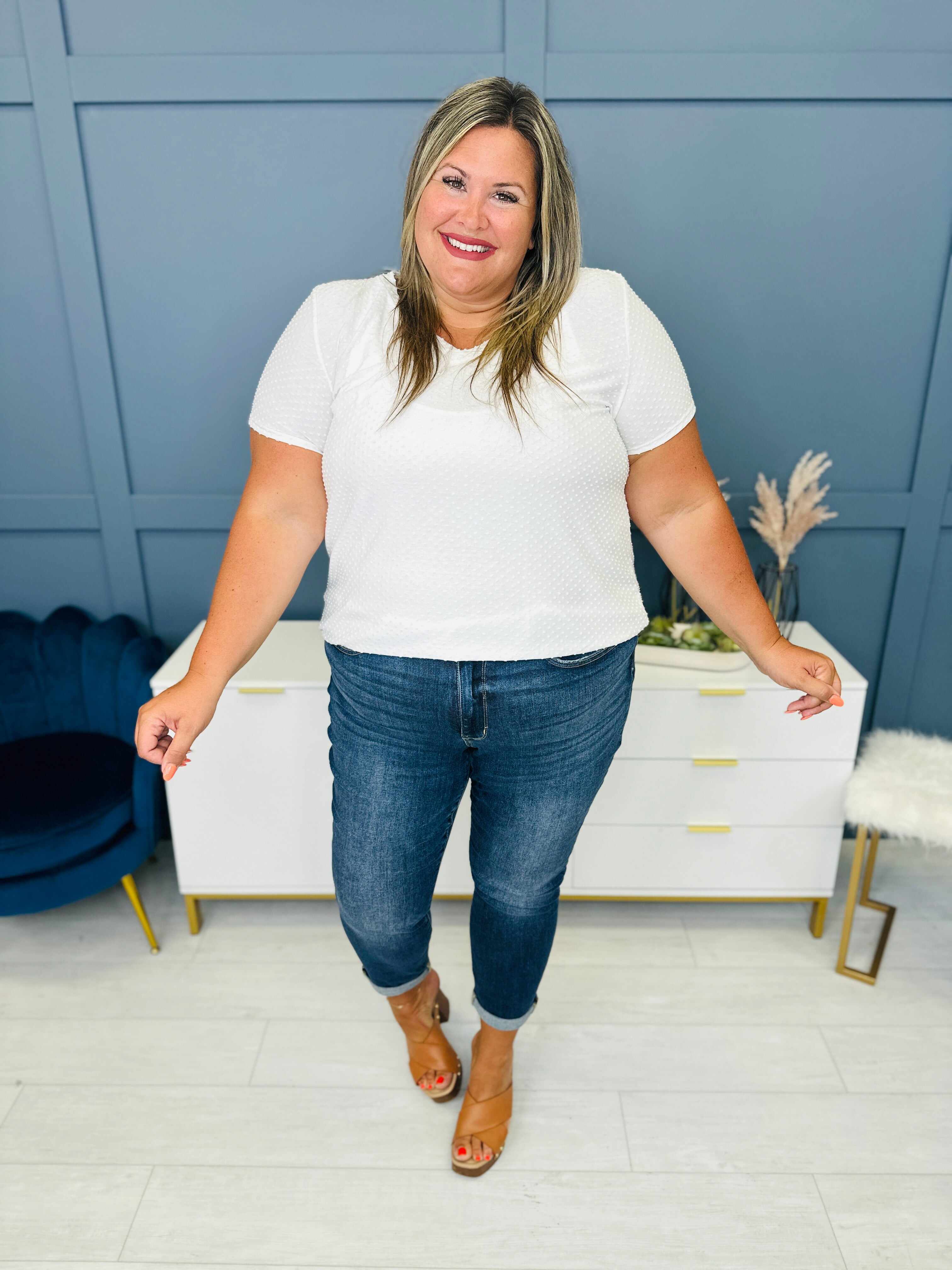 RESTOCK!  Reg/Curvy The Bleach Boys Nondistressed Boyfriend Jeans--Multiple Washes!