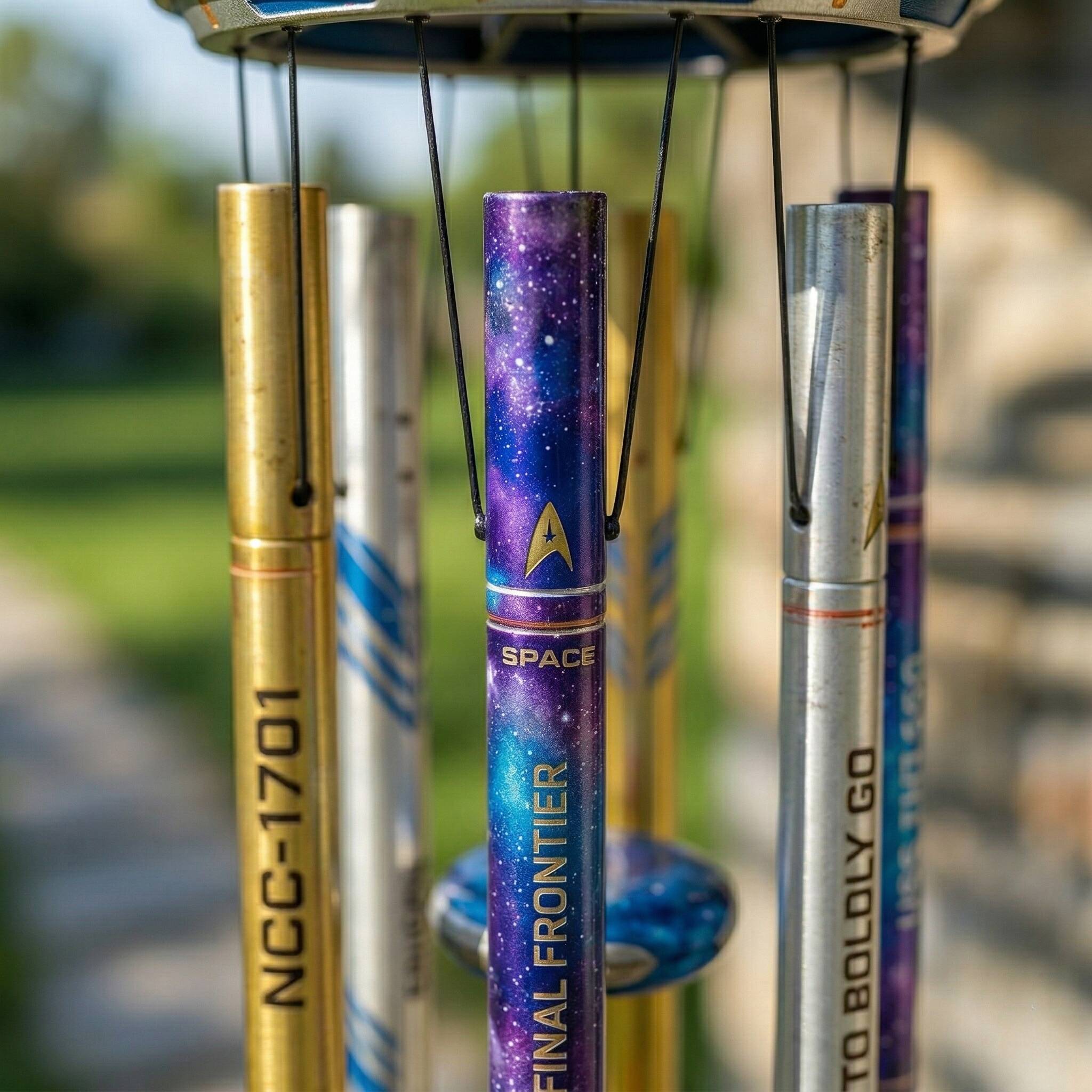 🚀 Star Trek 60th Anniversary USS Enterprise Wind Chime