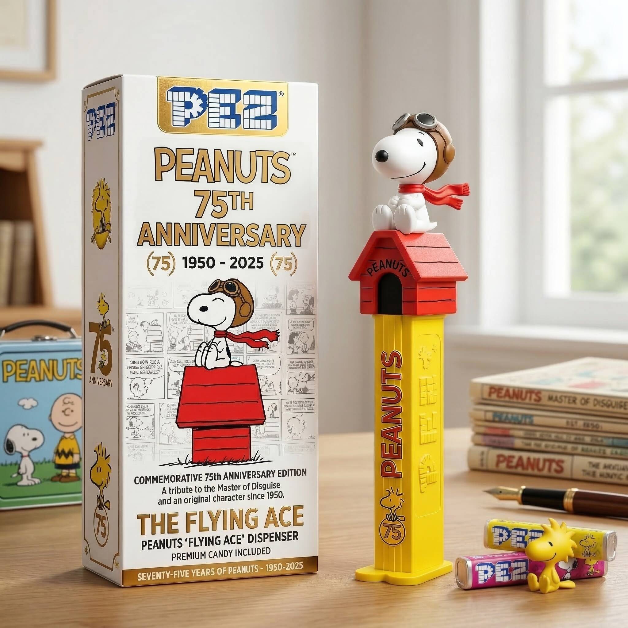 Peanuts 75th Anniversary PEZ Dispenser