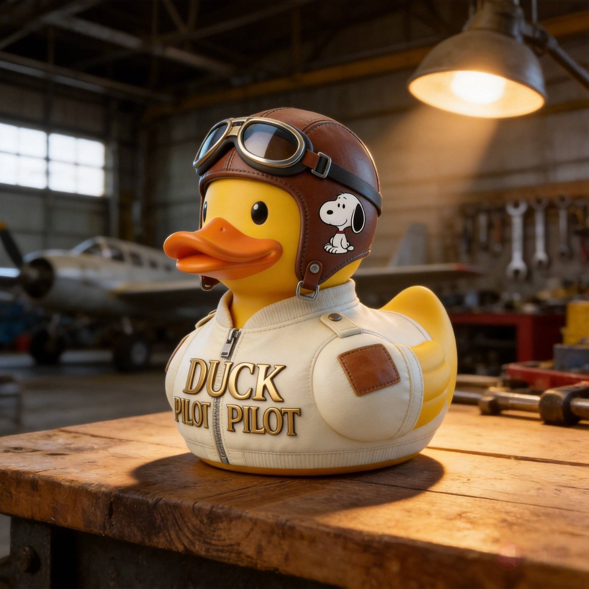 🦆Snoopy the Pilot Duck！