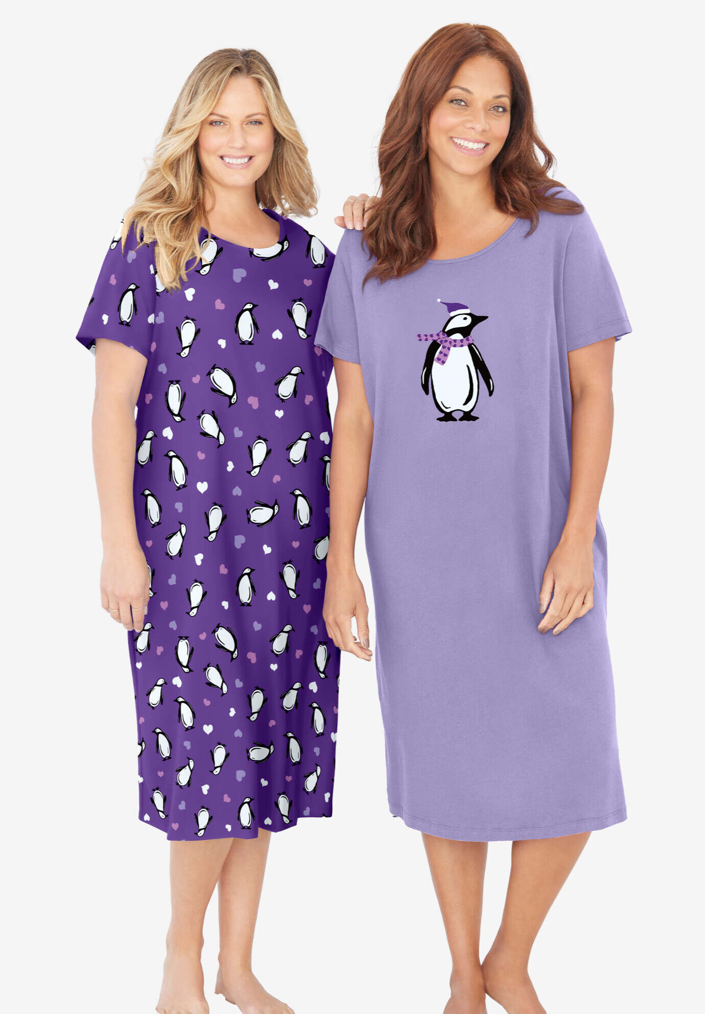 2-Pack Long Sleepshirts