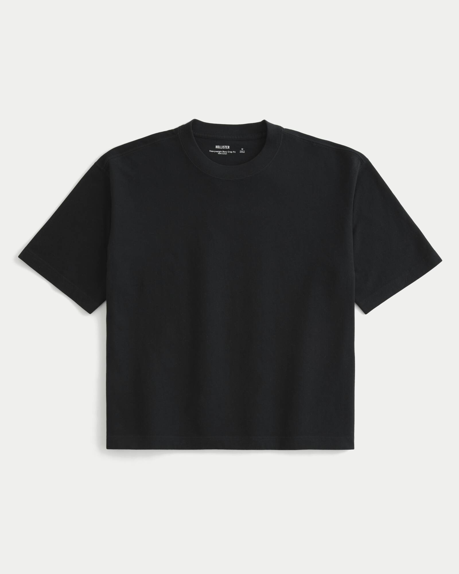 Boxy Heavyweight Crop Crew T-Shirt