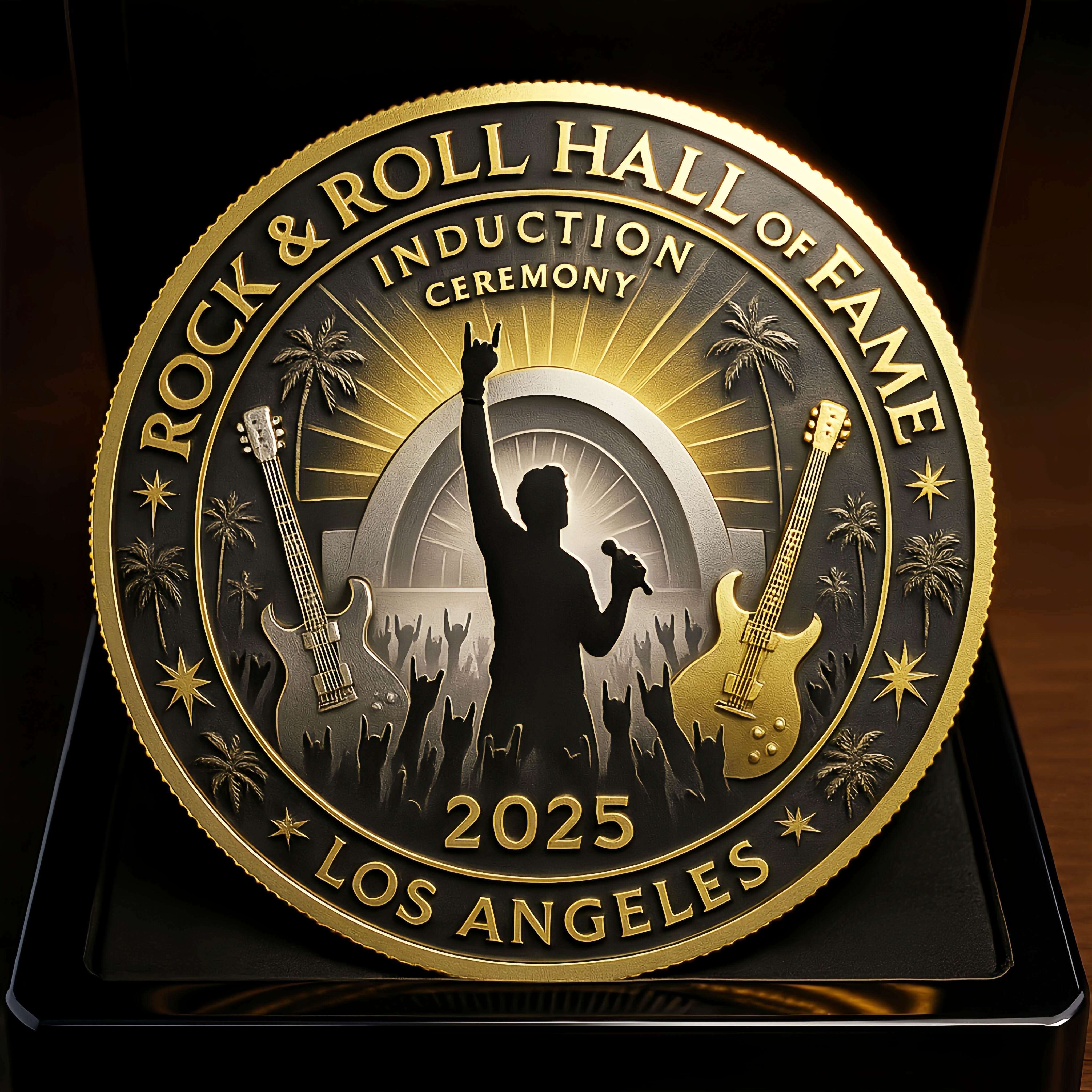 Rock & Roll Hall of Fame 2025 Induction Ceremony Commemorative Coin