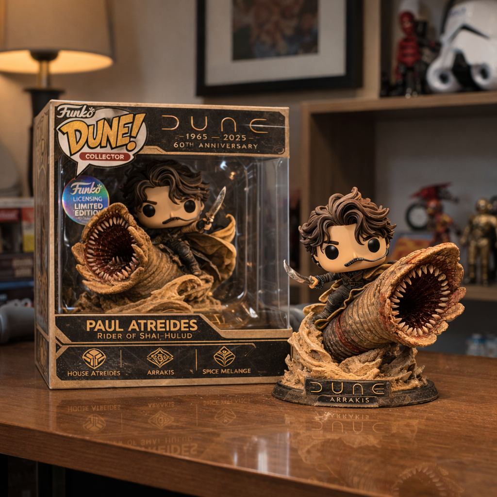 DUNE 60th Anniversary Shai-Hulud Rider Collector Figure