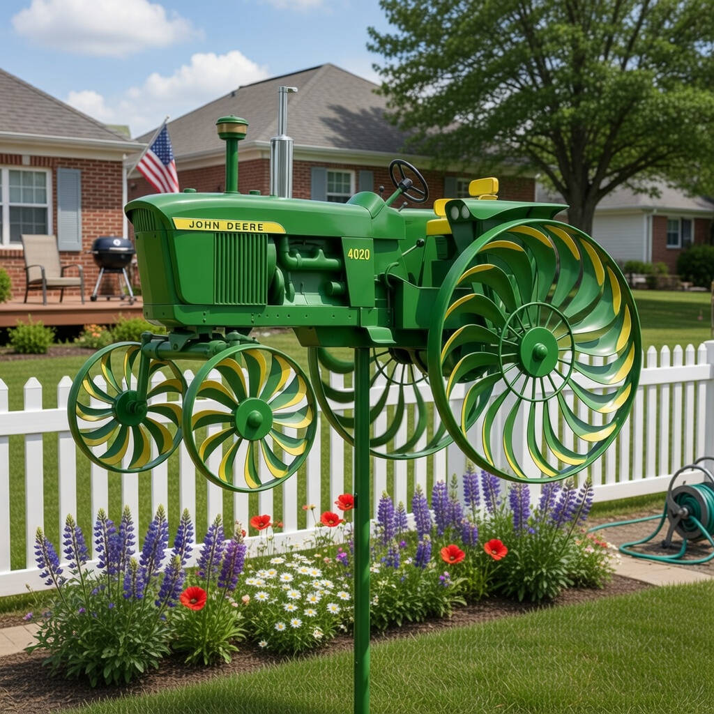 John Deere Garden Wind Spinner