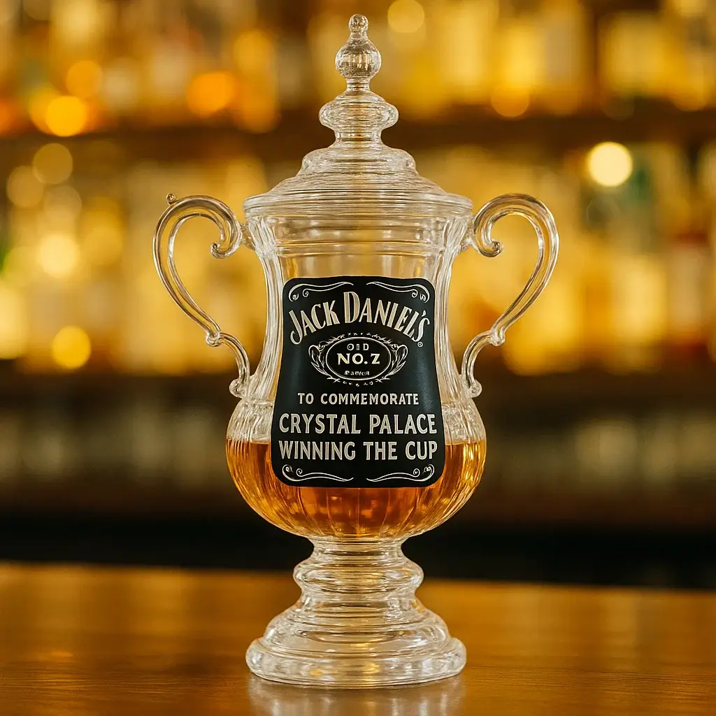 Crystal Palace FA Cup Champion Whisky Bottle