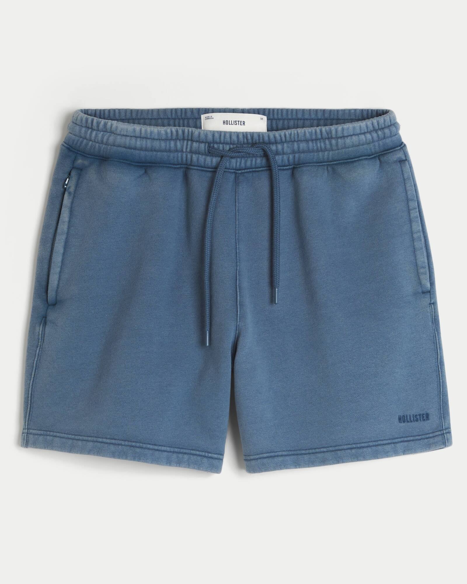Mid-Thigh Camo Loose Fleece Shorts