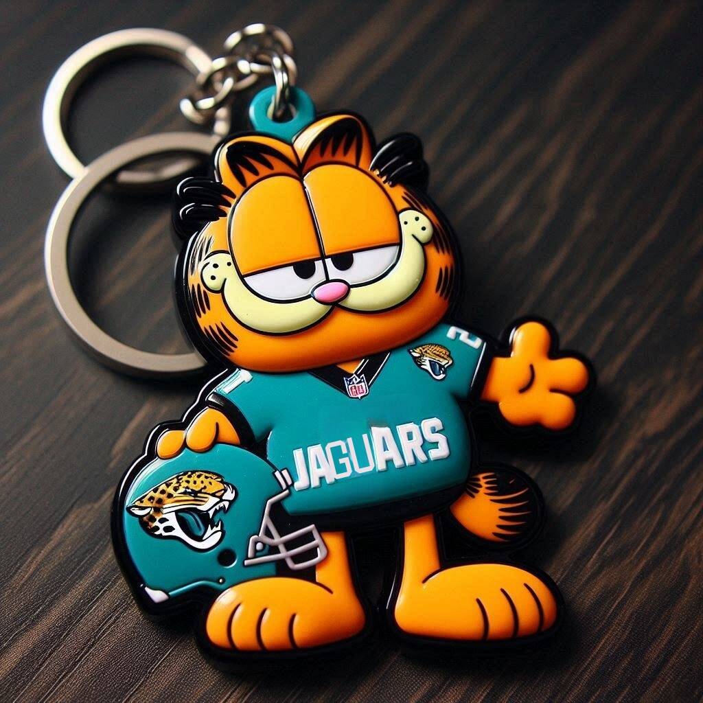 NHL Team Spirit Garfield Keychain