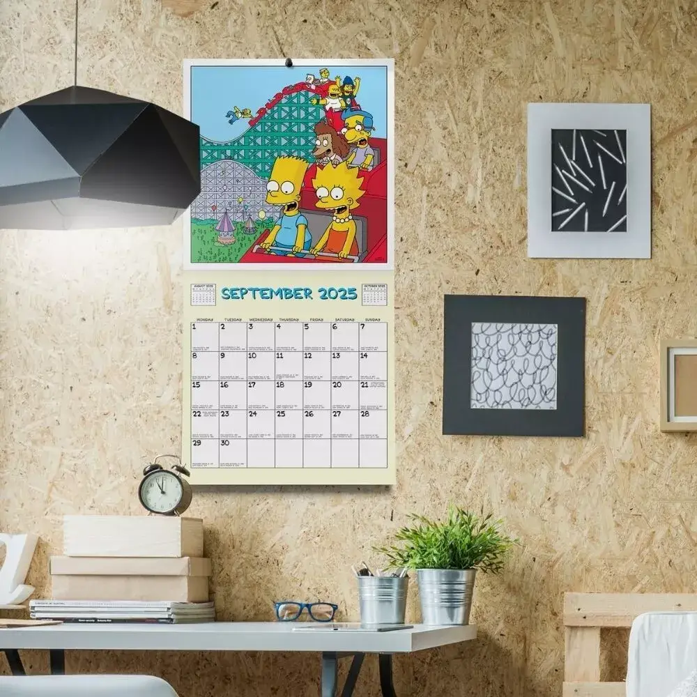 The Simpsons 2025 Wall Calendar