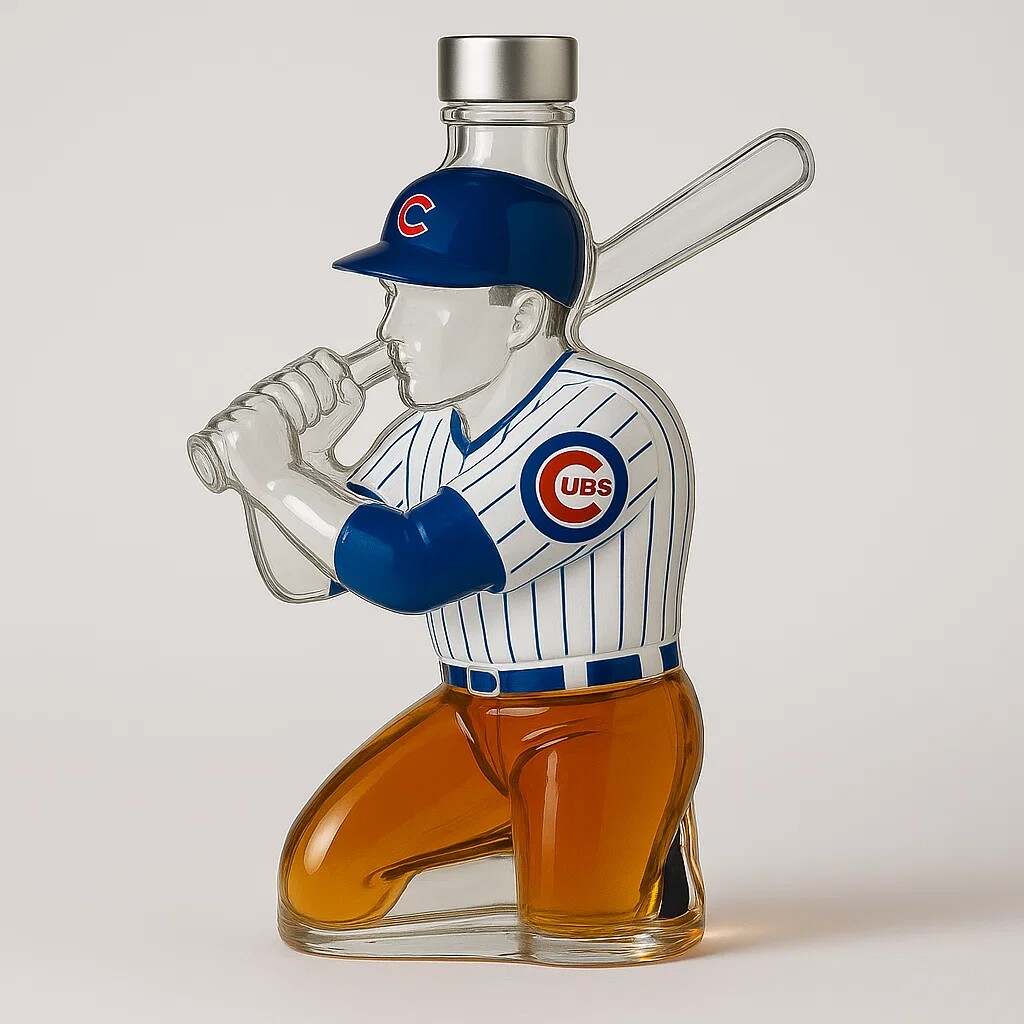 ⚾Baseball team whiskey bottle