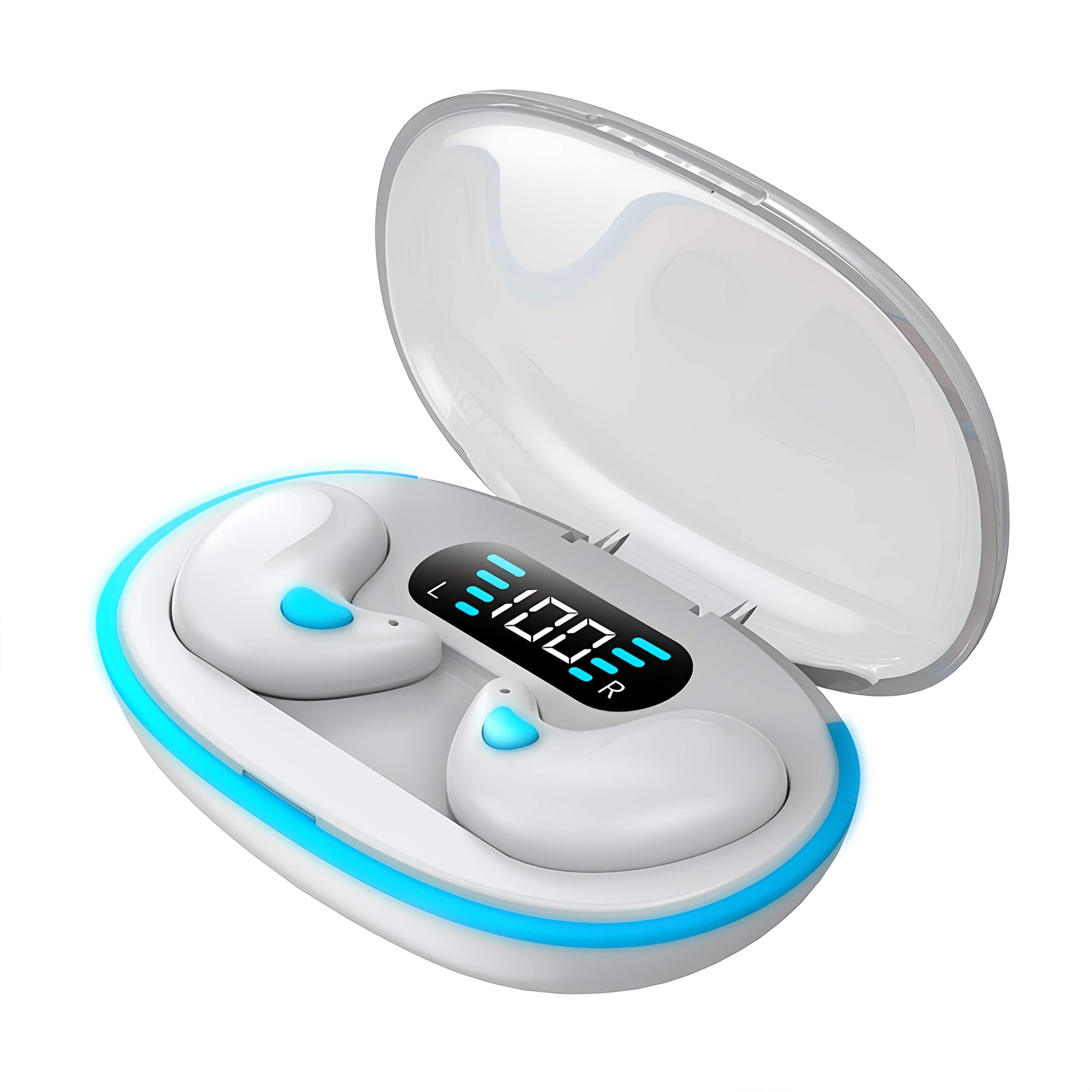 New Favorite Of Sleep! 2025 New Invisible Sleep Wireless Earphones, Mini Hidden Earplugs, Wireless 5 3 Touch Controls, Professional Sleep Noise Reduction, Invisible Fit Without Falling Off, Core Popular Sleep Headphones, Start A Comfortable Sleep Journey!