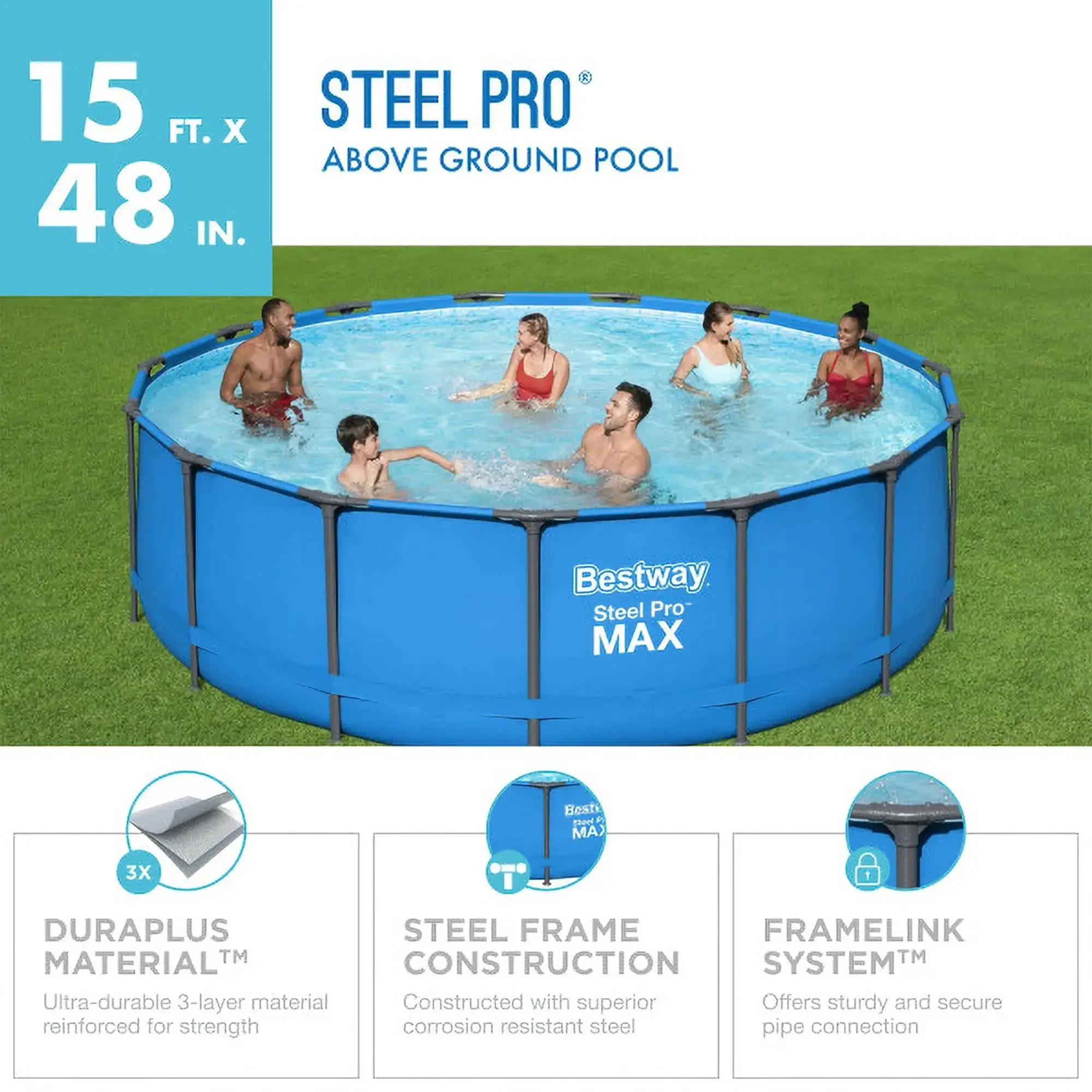 Steel Pro MAX 15' x 48