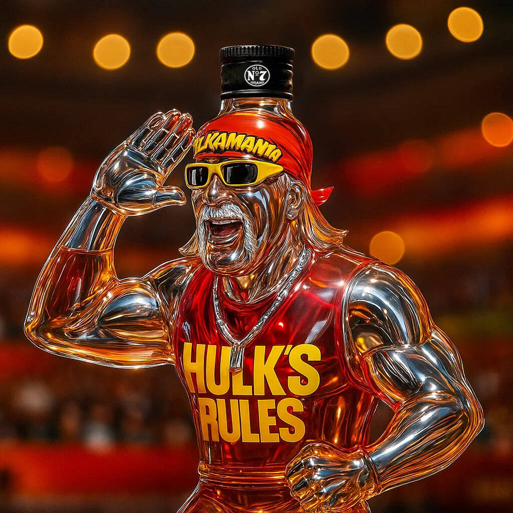 Hulk Hogan Limited Edition Whisky Bottle