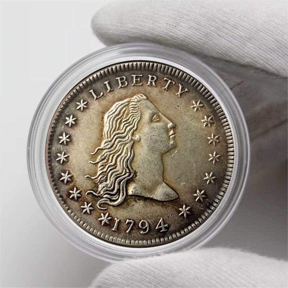 Hot Sale America's First 1794 Liberty Flowing Hair  Dollar Silver🔥