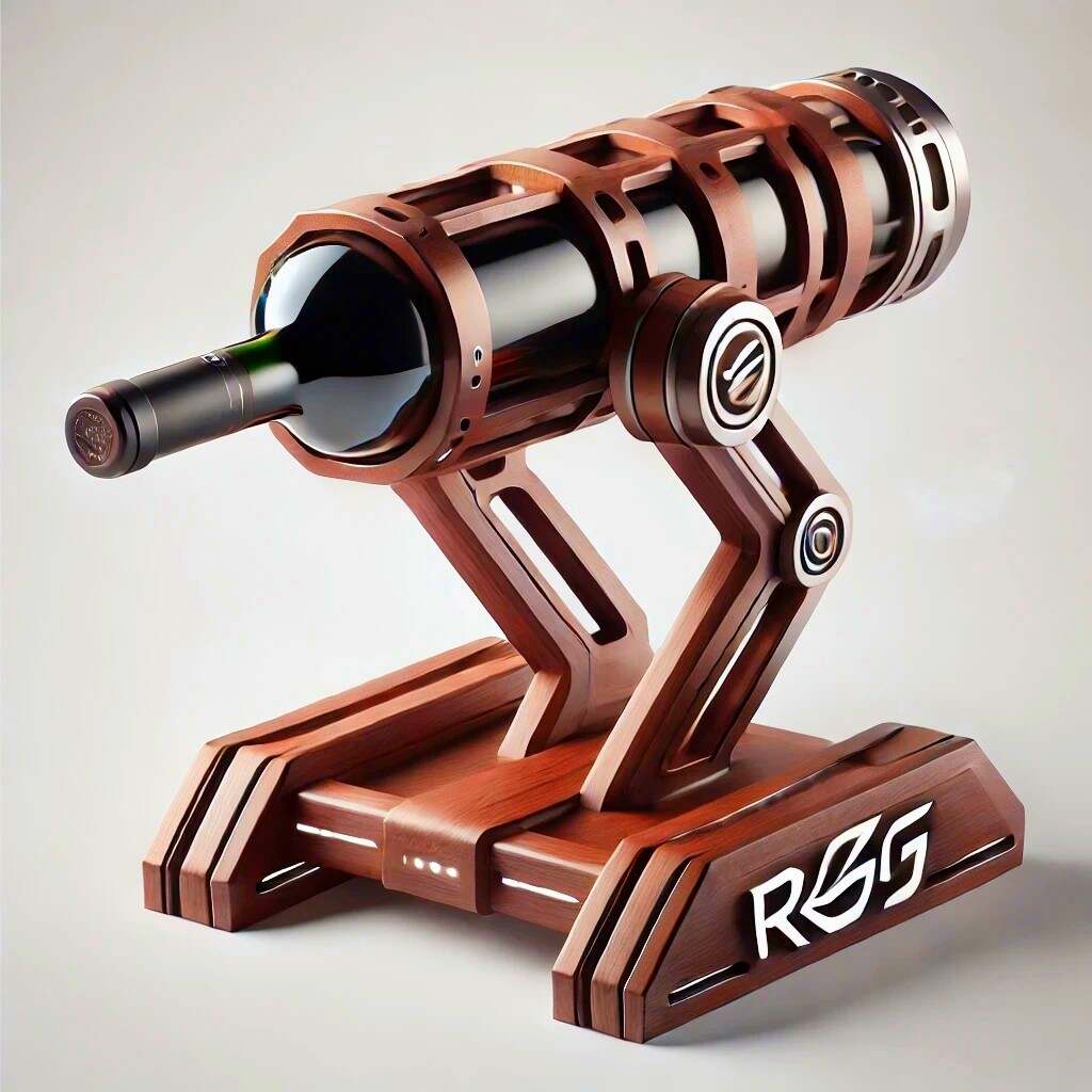 Military Themed Wine Bottle Rack