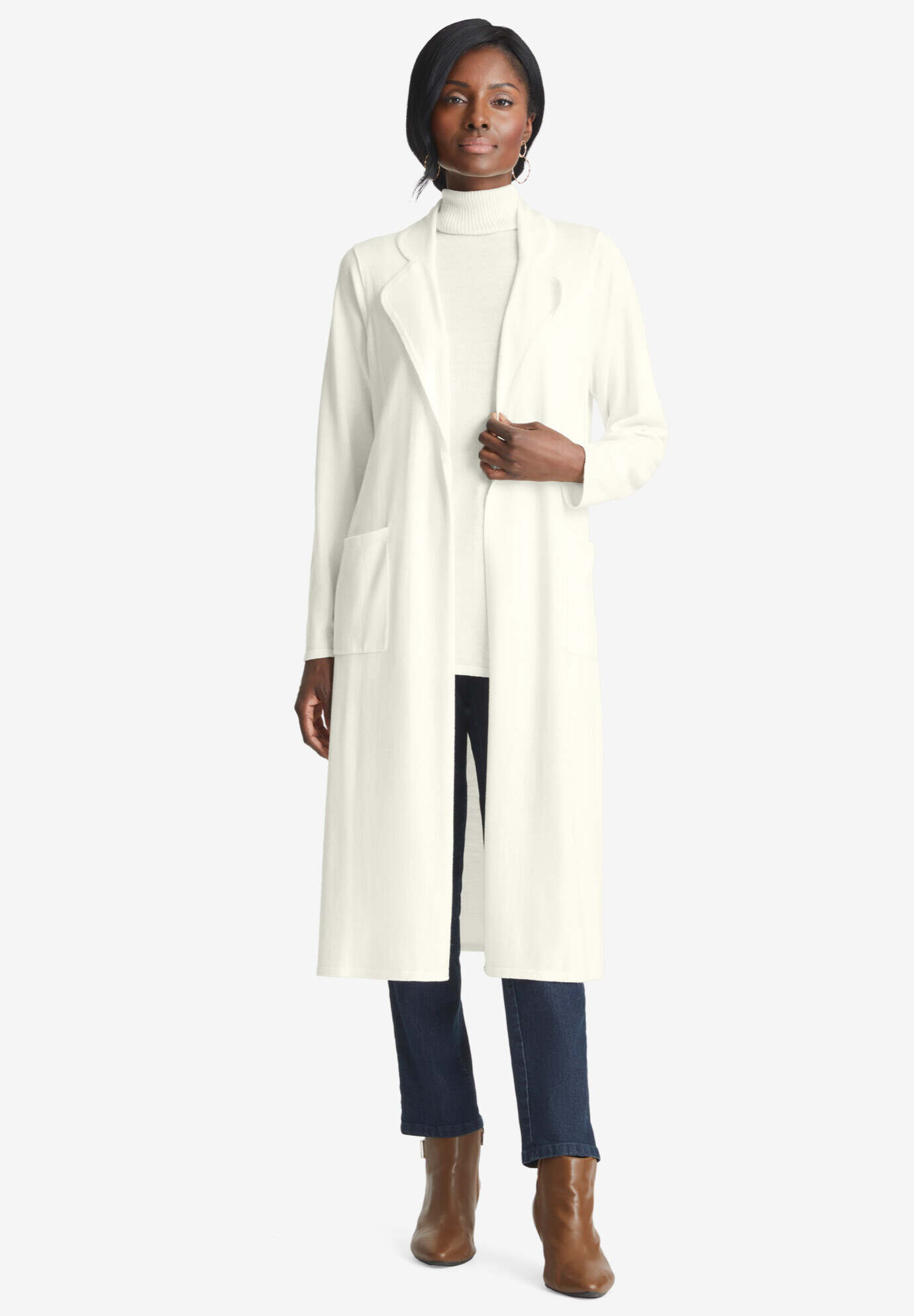Cashmere Collared Duster