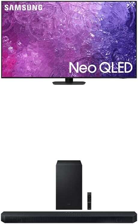 SAMSUNG 55-Inch Class Neo QLED 4K QN90C Series Neo Quantum HDR+, Dolby Atmos, Object Tracking Sound+, Anti-Glare, Gaming Hub, Q-Symphony, Smart TV with Alexa Built-in (QN55QN90C, 2023 Model)