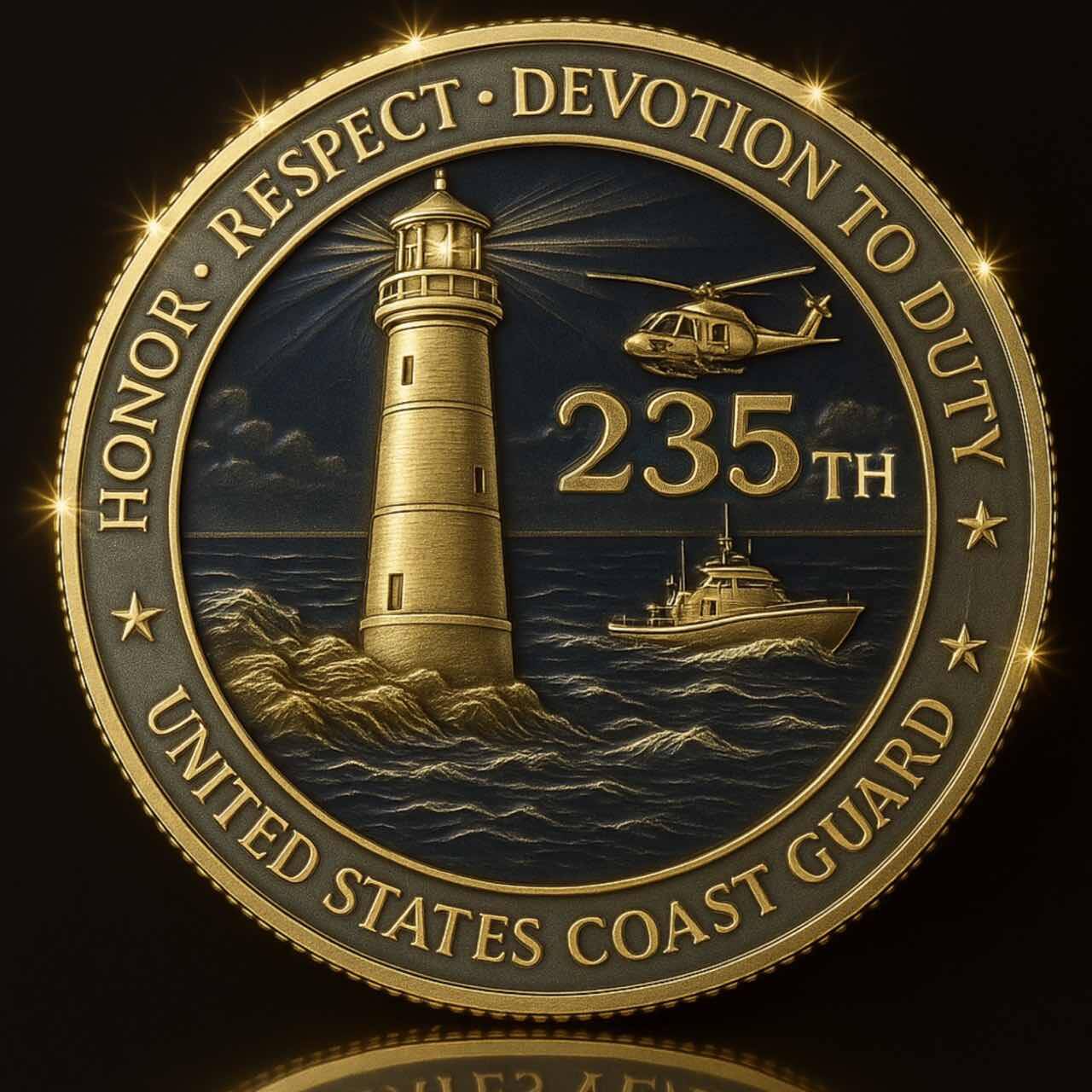 United States Coast Guard 235th Anniversary Commemorative Coin