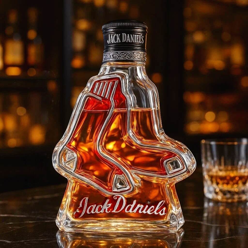 Boston Red Sox Whiskey Bottle