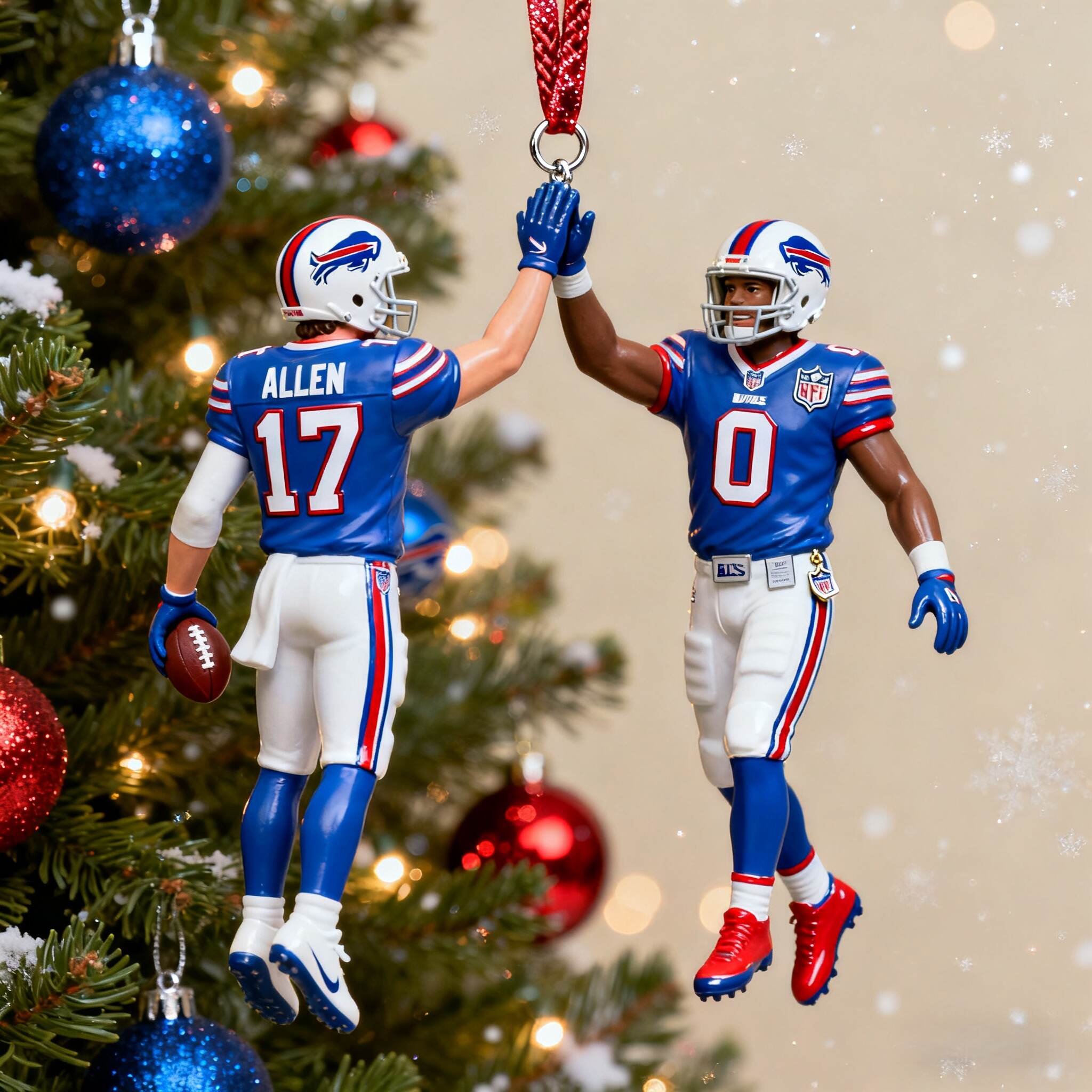 Bills Victory High-Five Ornament