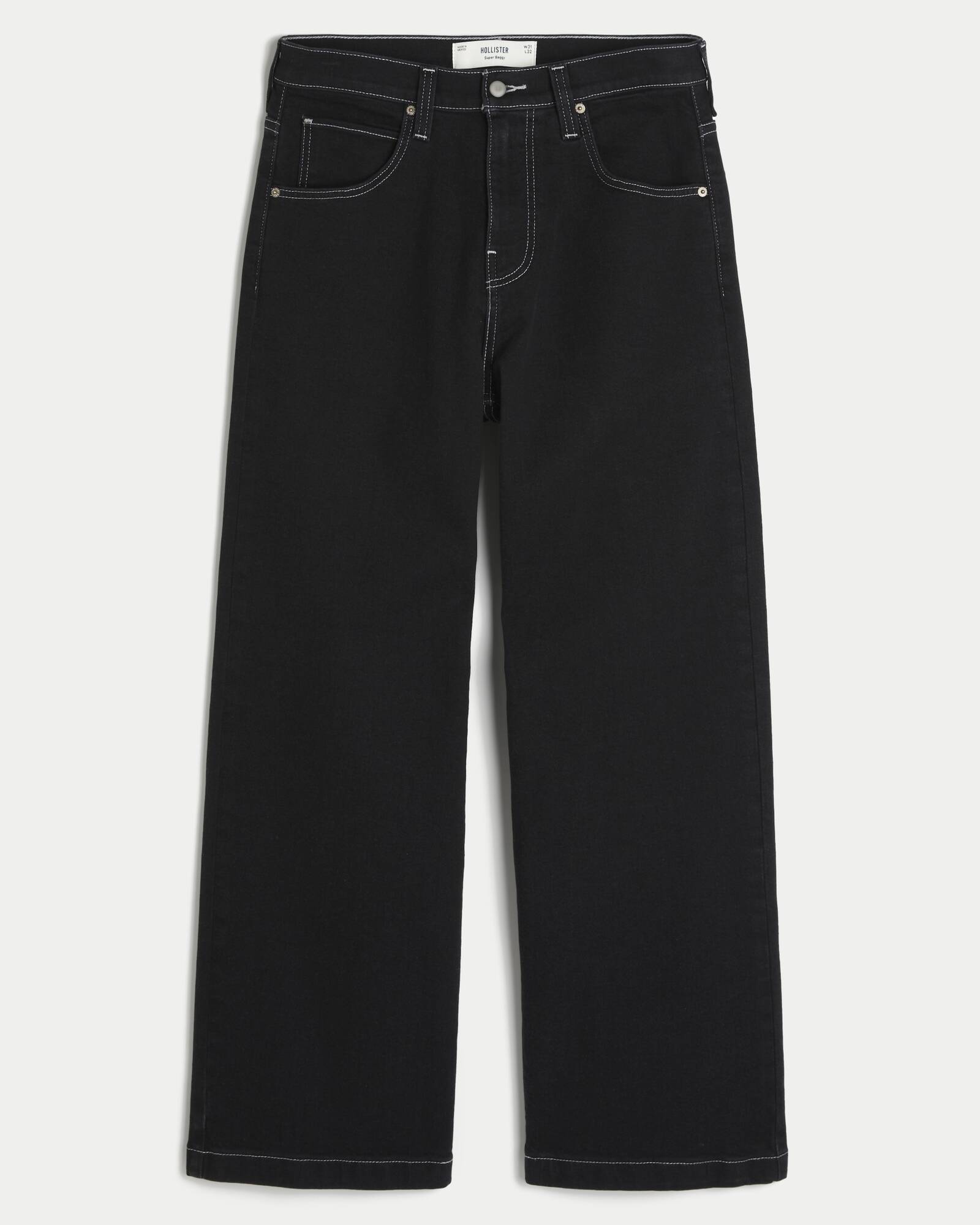 Medium Wash Super Baggy Jeans