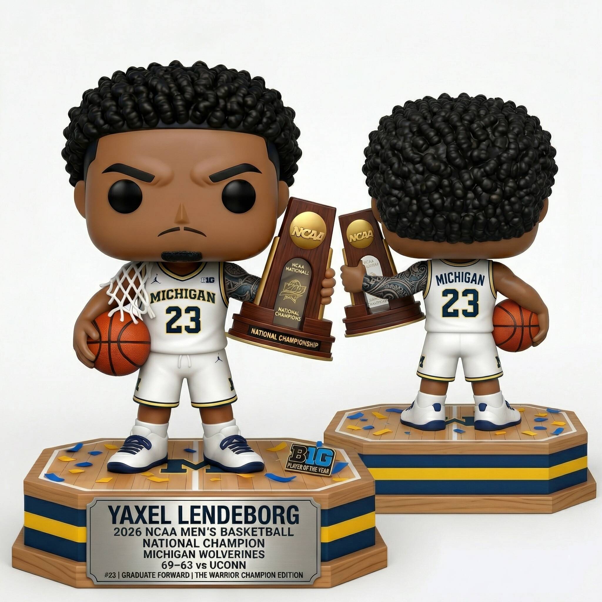 Yaxel Lendeborg 2026 NCAA Champion Pop