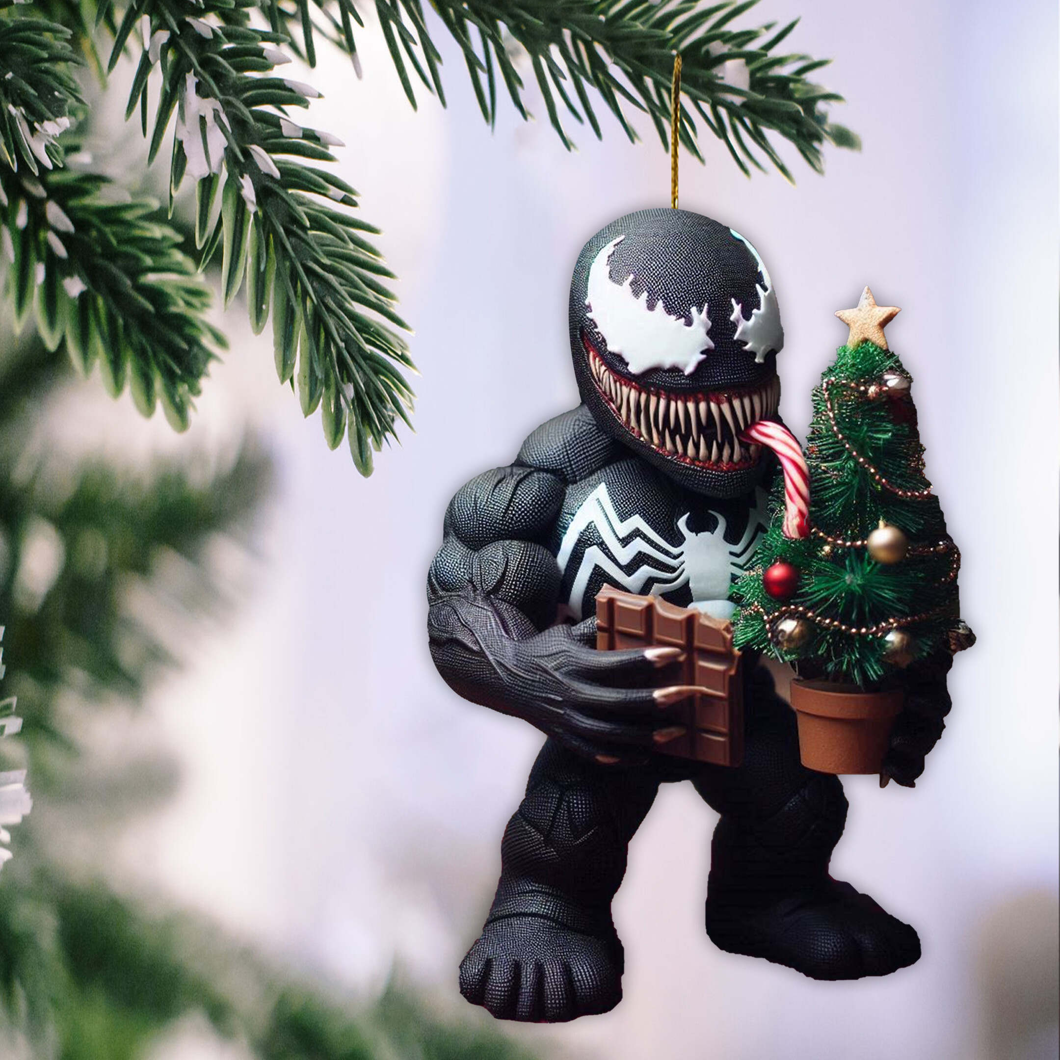 Venom Christmas Ornaments
