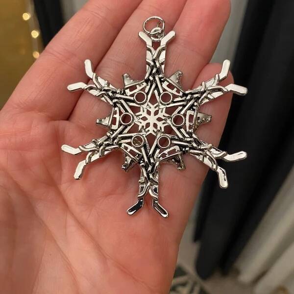 Ice Hockey🏑❄️Snowflake Ornament