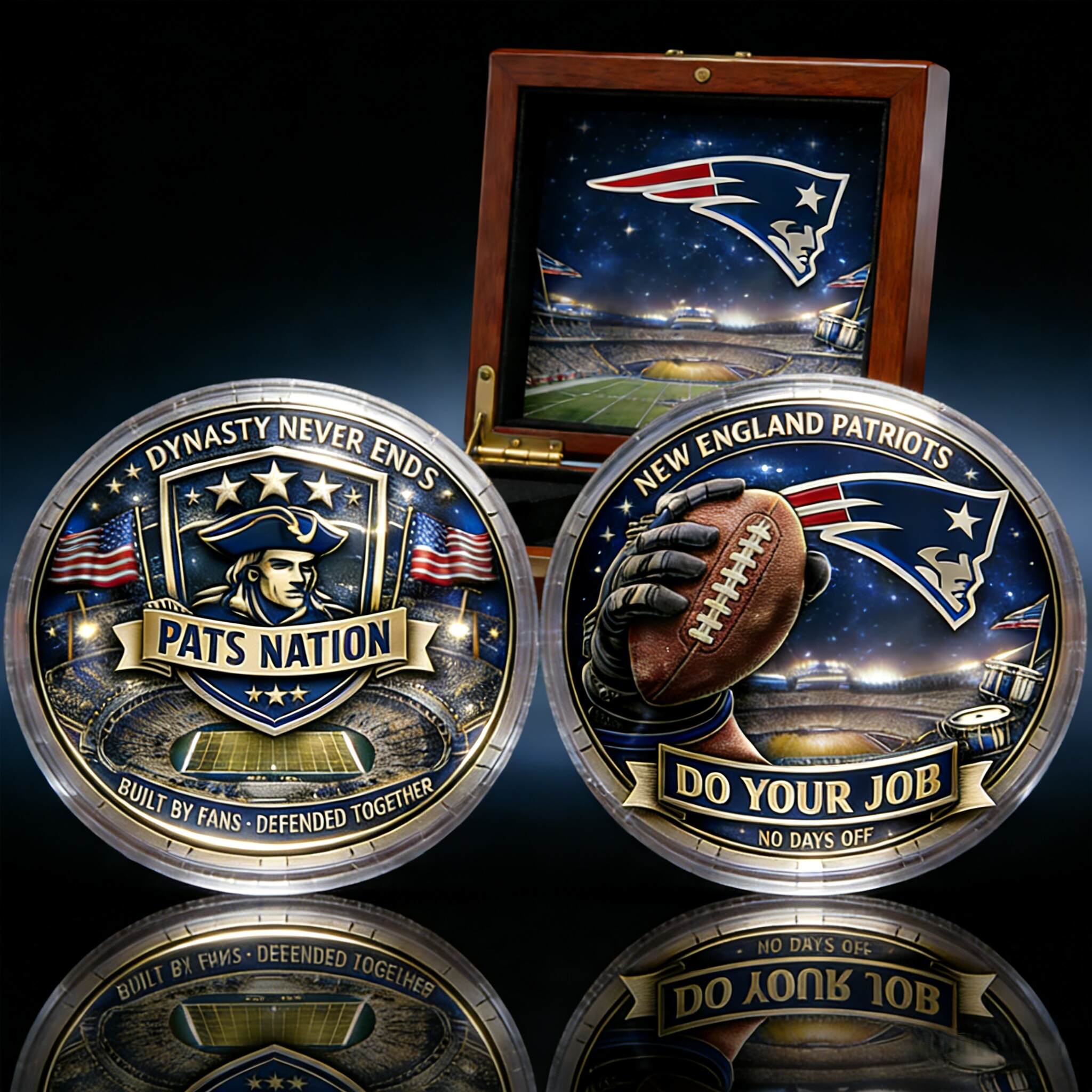 New England Patriots Fan Power Commemorative Coin