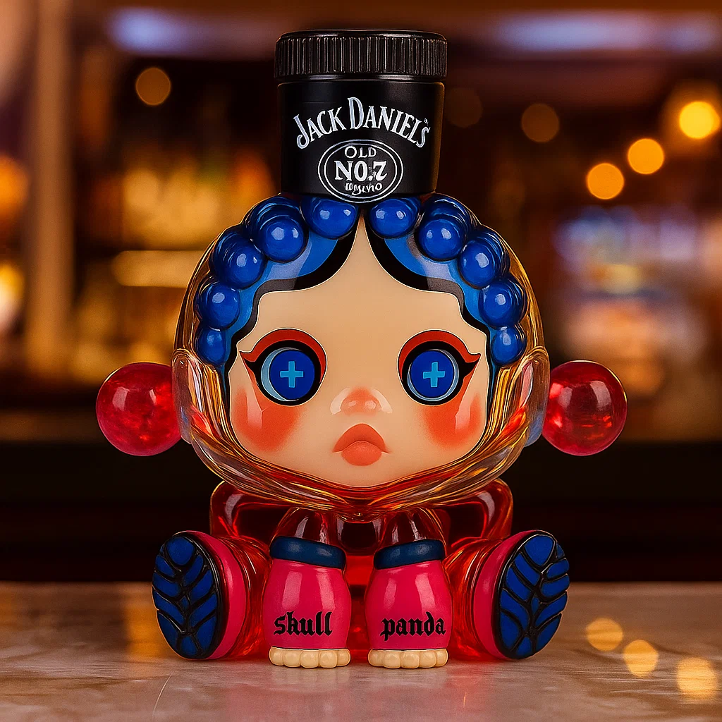 Skullpanda Whiskey Bottle