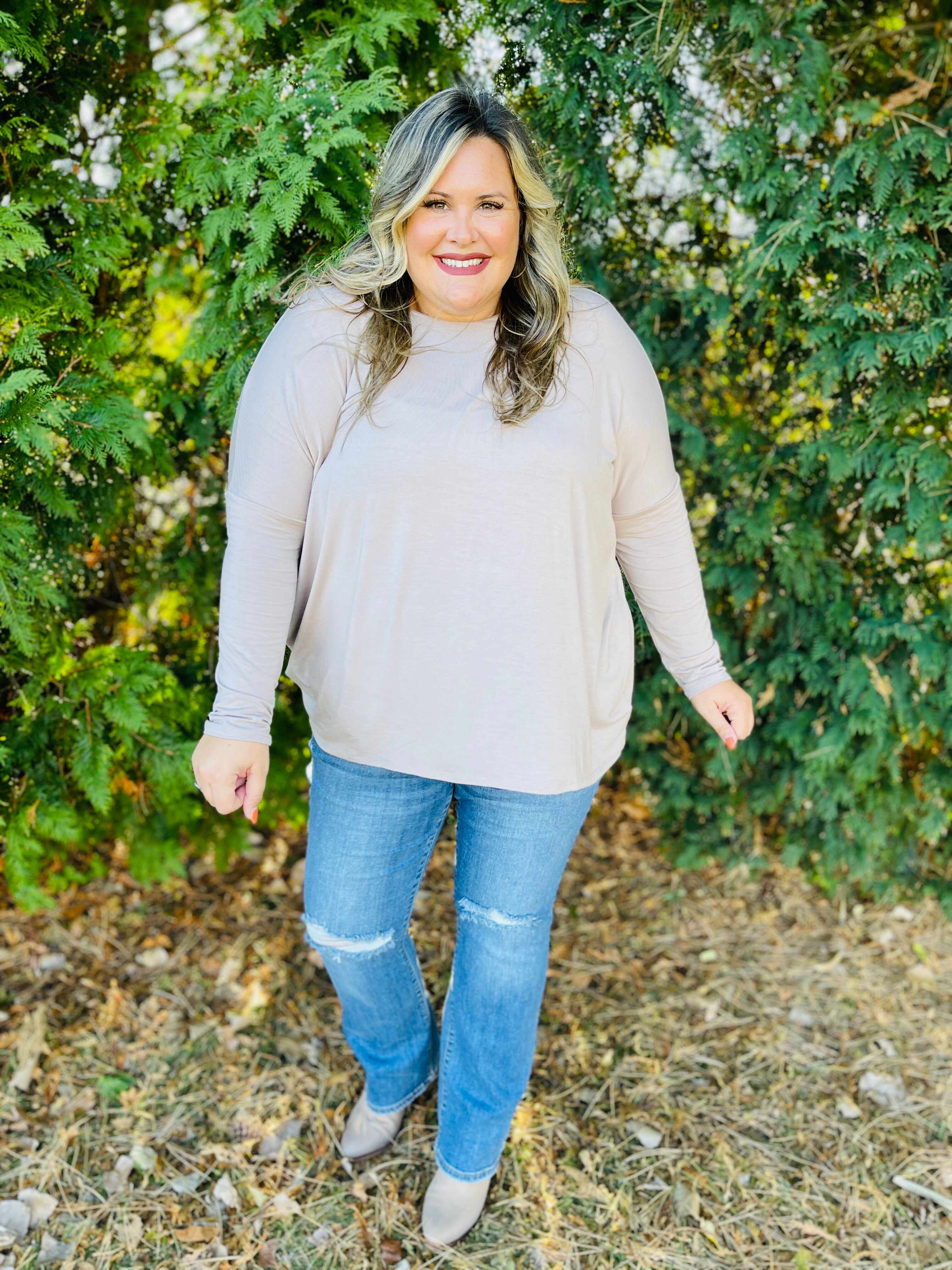 PLUS/REG Feelin' Slim Bootcut Jeans