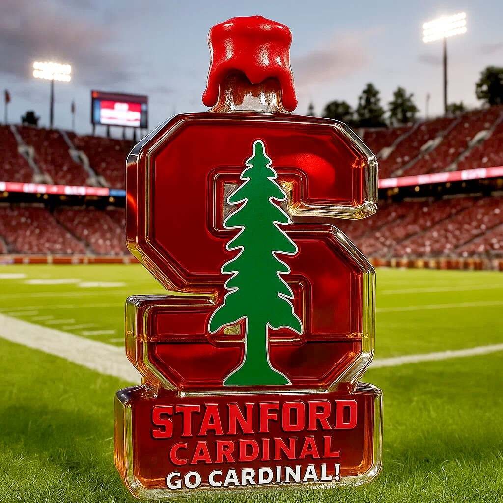 Stanford Cardinal LOGO Limited Edition Whiskey Bottle
